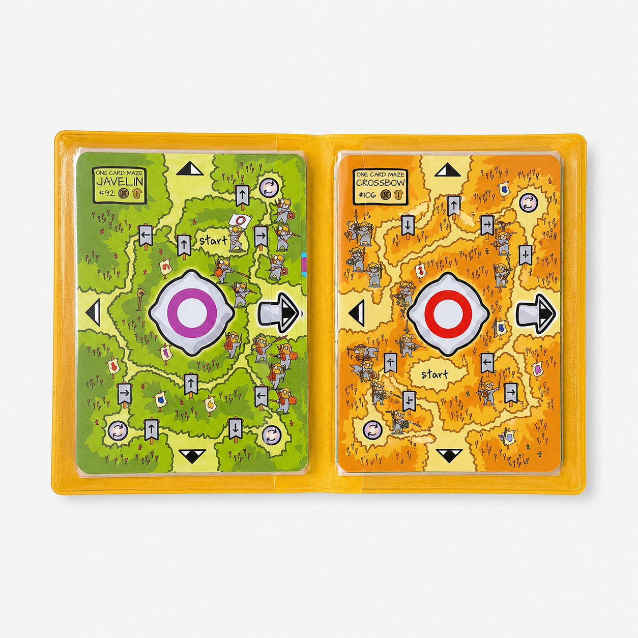 Flank Flip Wallet – Intermediate Maze & Strategy Game Set by One Card Maze