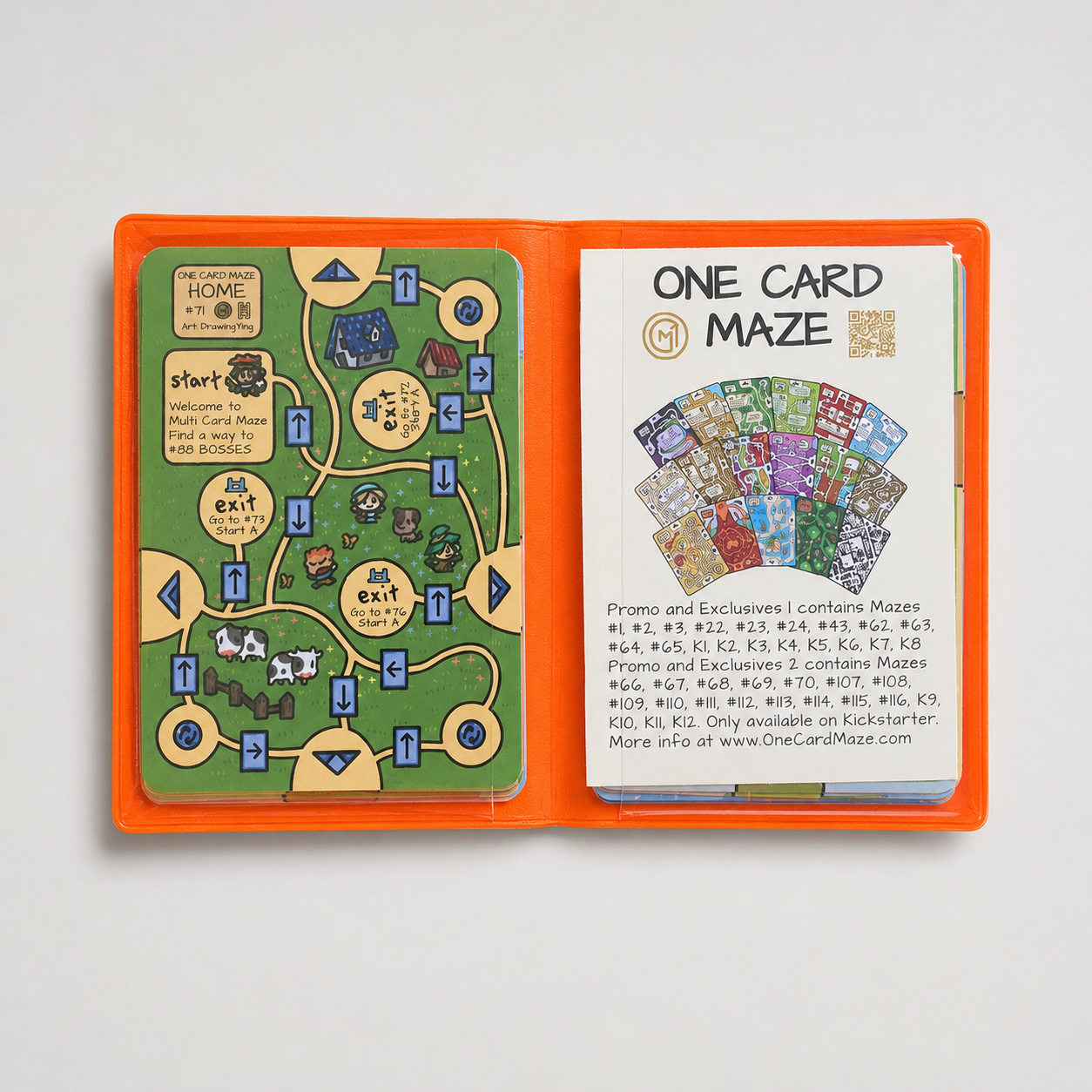 Multi Card Maze Set – Advanced Maze Puzzle Set by One Card Maze