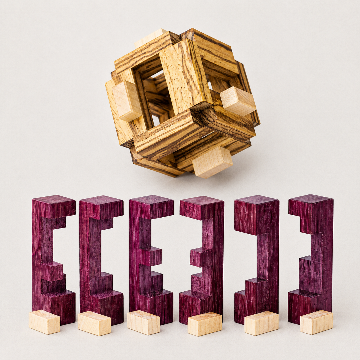 FLOMMOX – Expert Burr Puzzle by Pelikan Puzzles