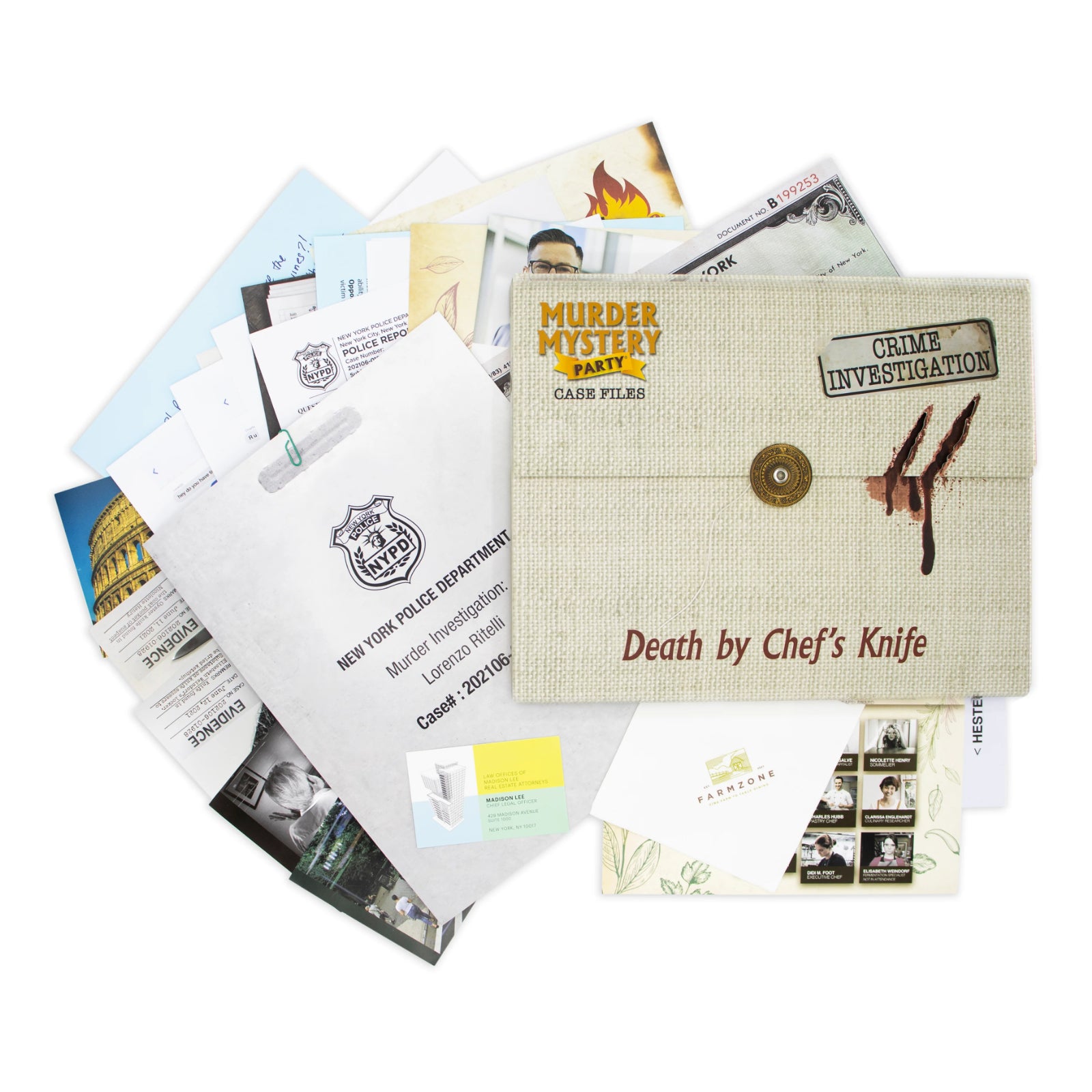 Detective Stories - Death by Chef's Knife - Case Files