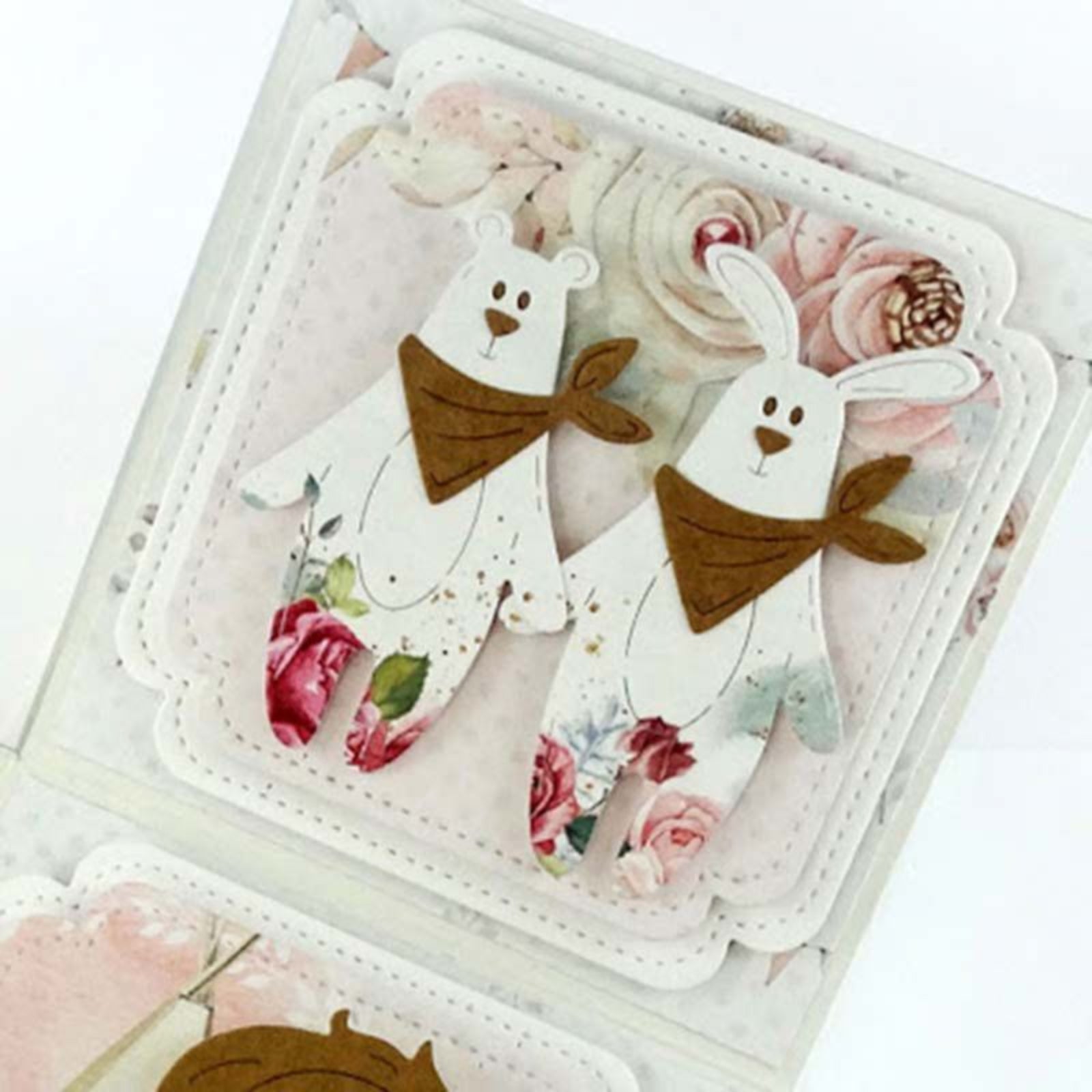 Bunny & Bear w Bandana Cutting Dies