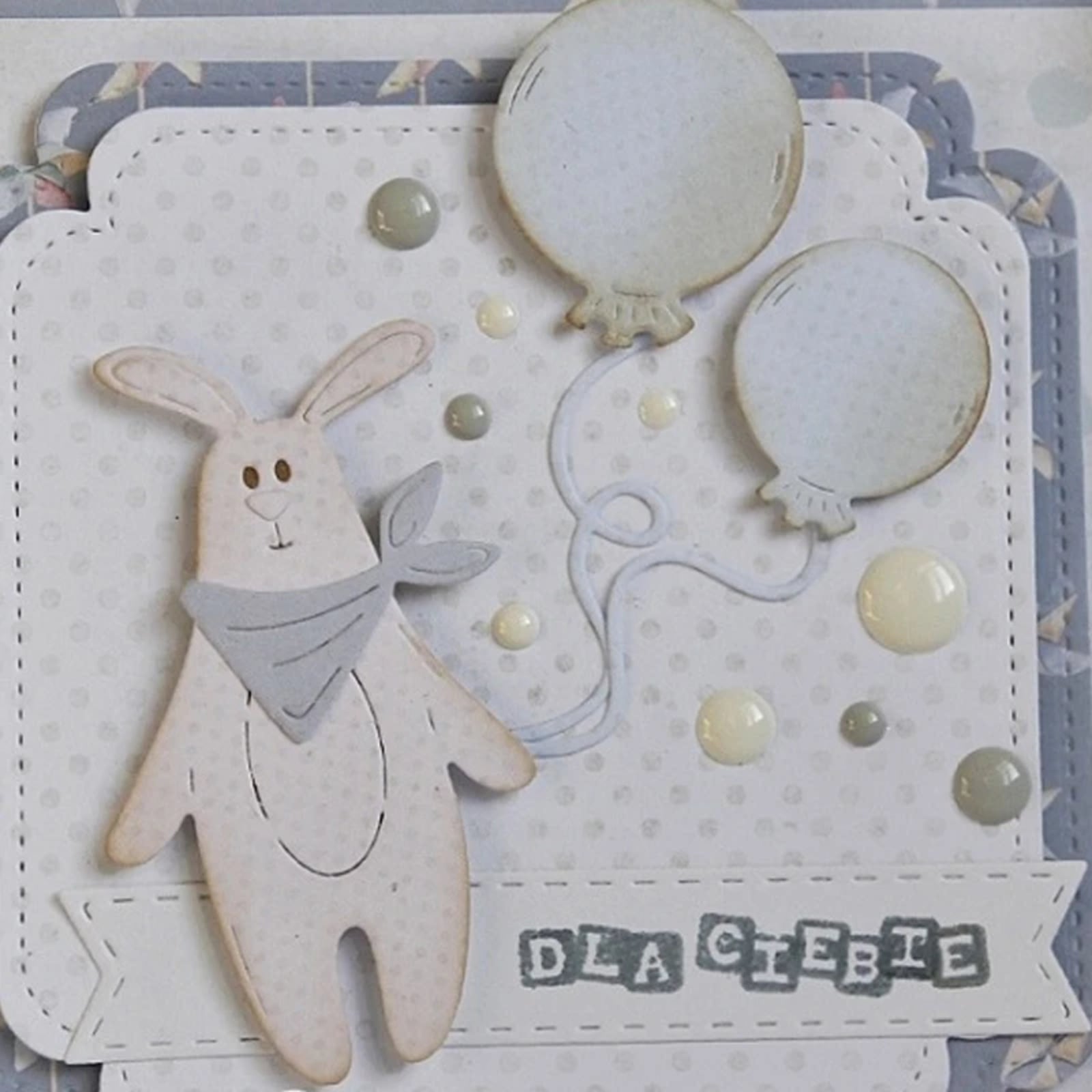 Bunny & Bear w Bandana Cutting Dies