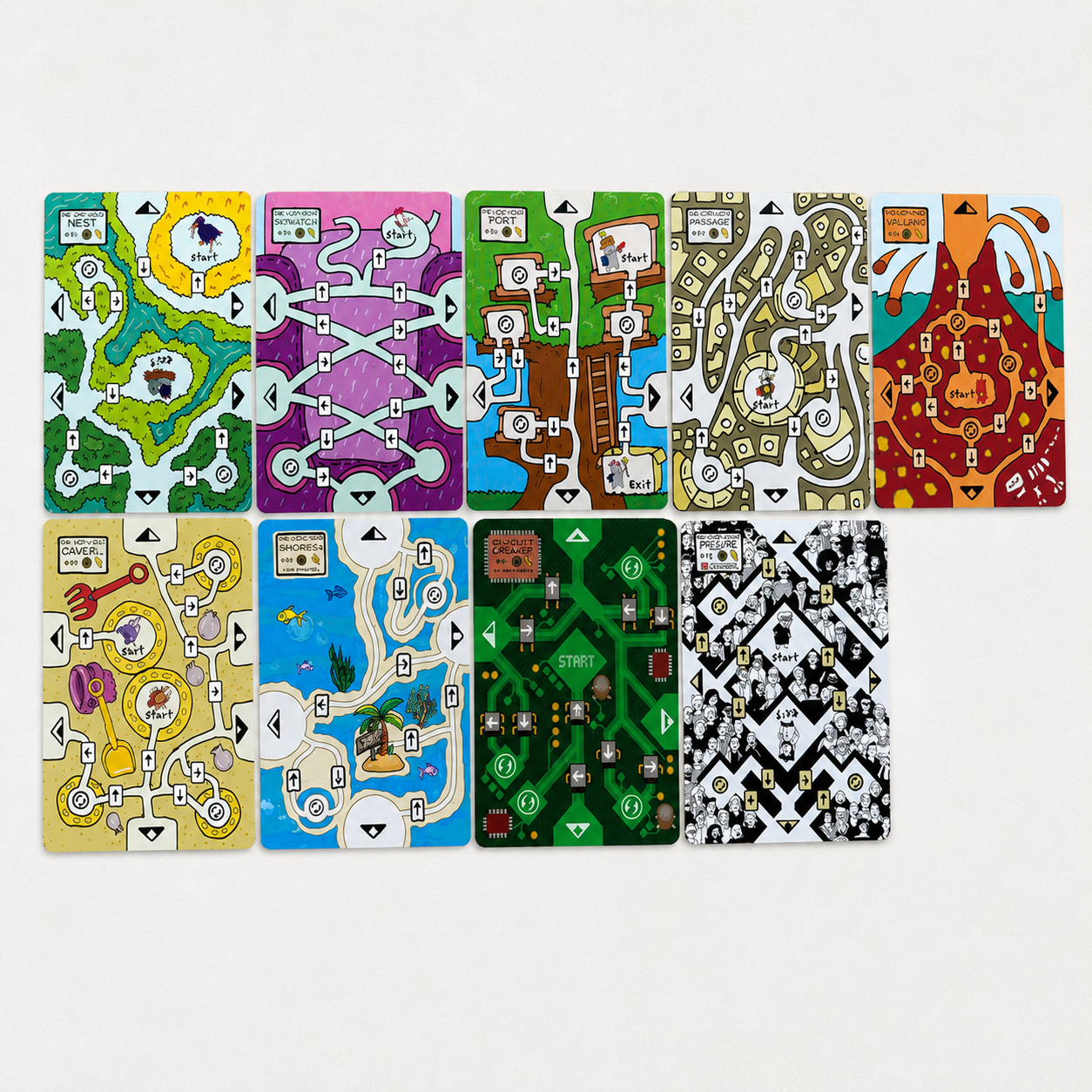 Fledgling Wallet – Beginner Maze Puzzle Set by One Card Maze