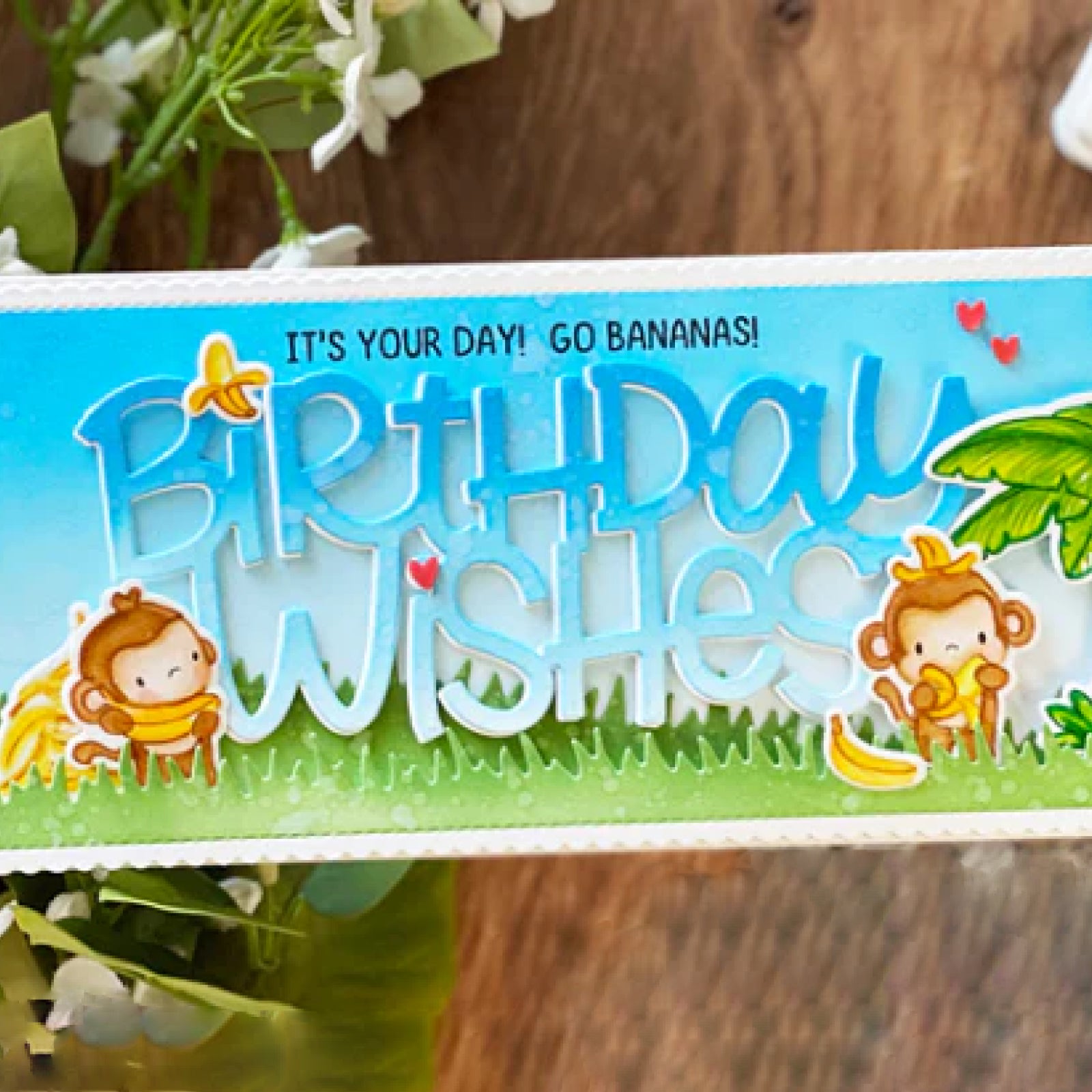 Birthday Wishes & Make a Wish Large Sentiments Cutting Dies