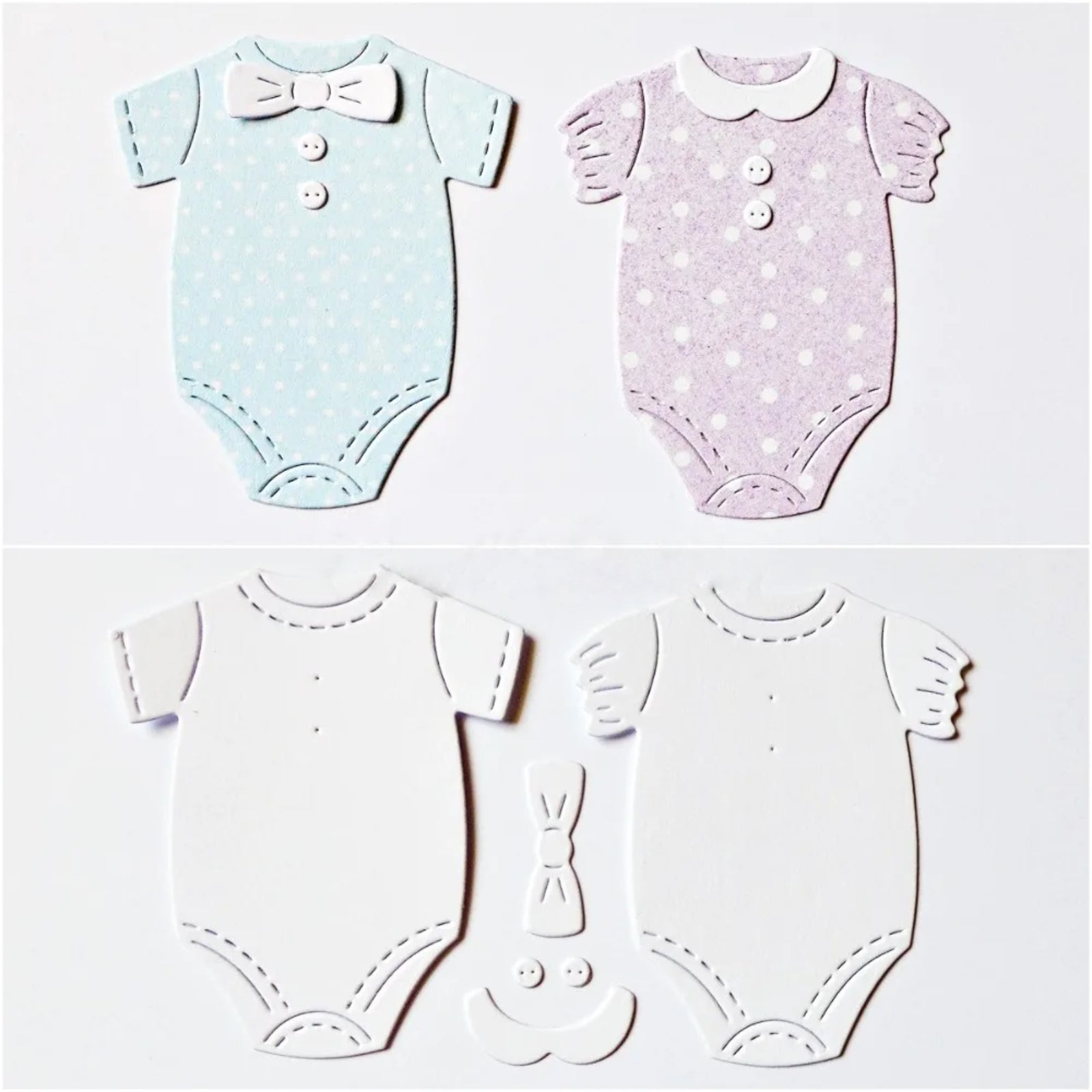 Baby Bodysuits Duo Style A Cutting Dies