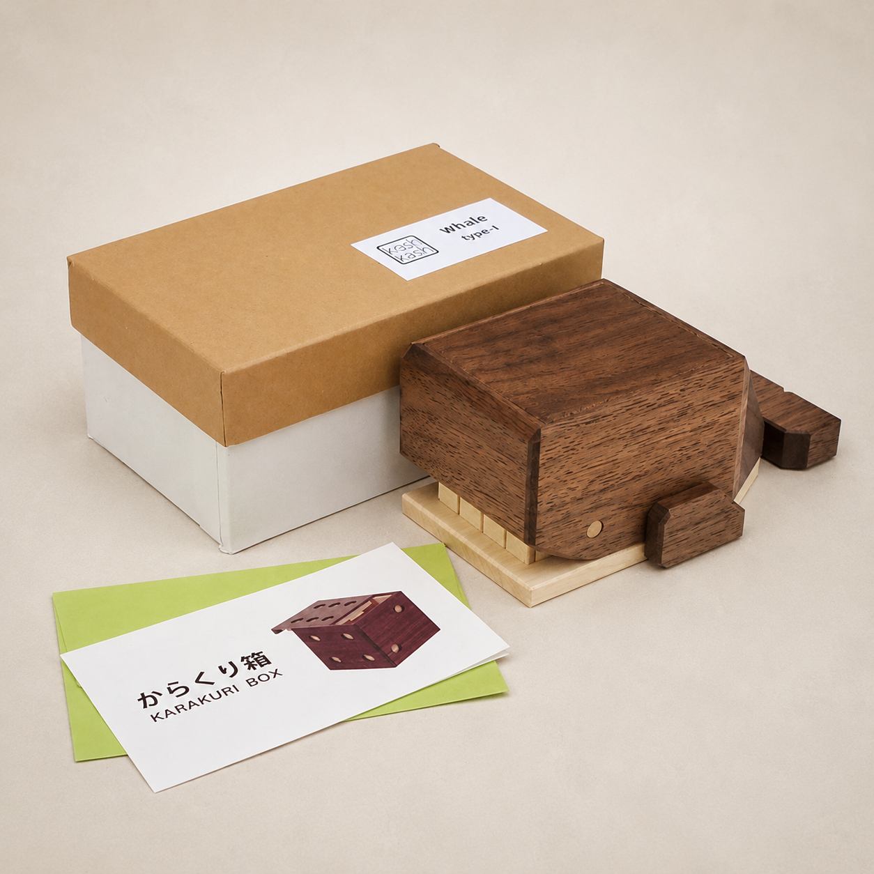 Whale Type - I – Beginner Puzzle Box by Karakuri Creation Group