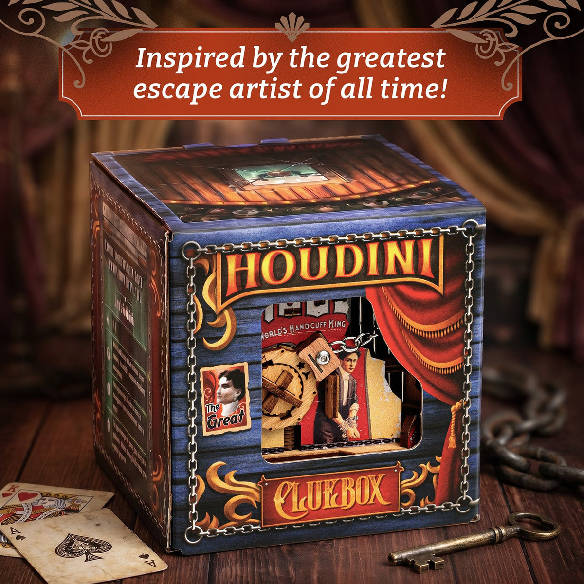 Cluebox Houdini's Magic Escape - Advanced Escape Puzzle Box by iDventure