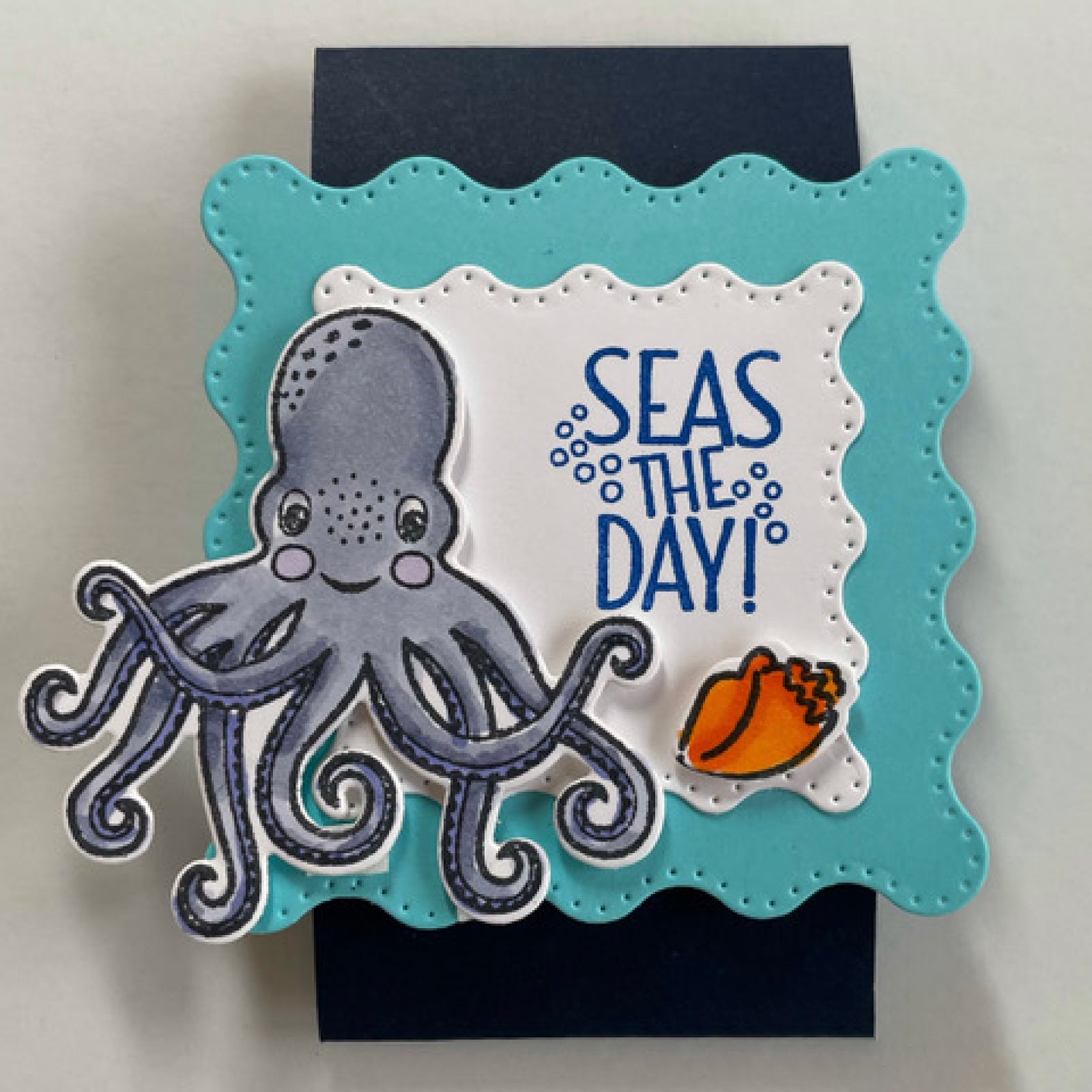 Seas the Day! Manatees & Octopus Stamps Set