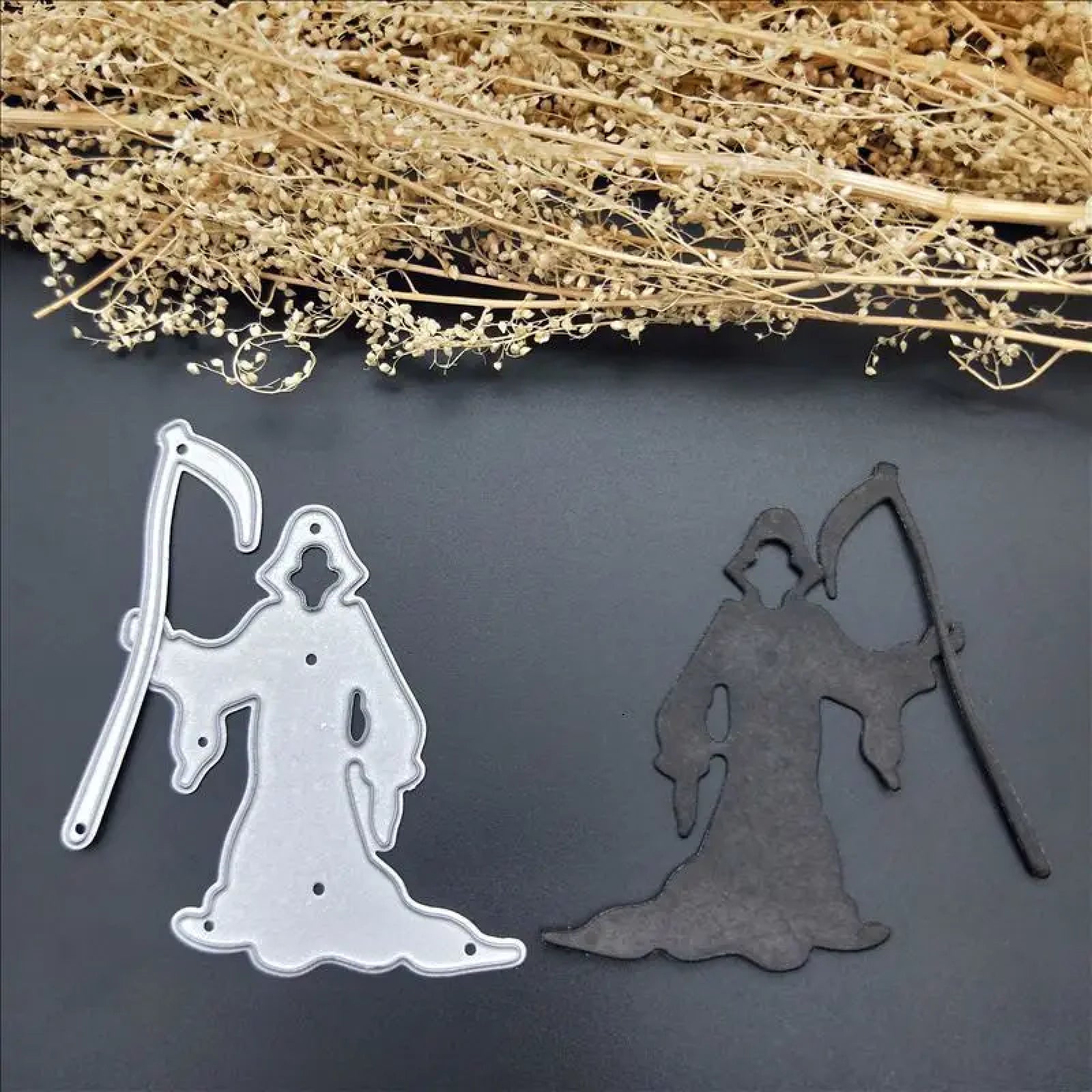 Small Grim Reaper w Scythe Cutting Dies