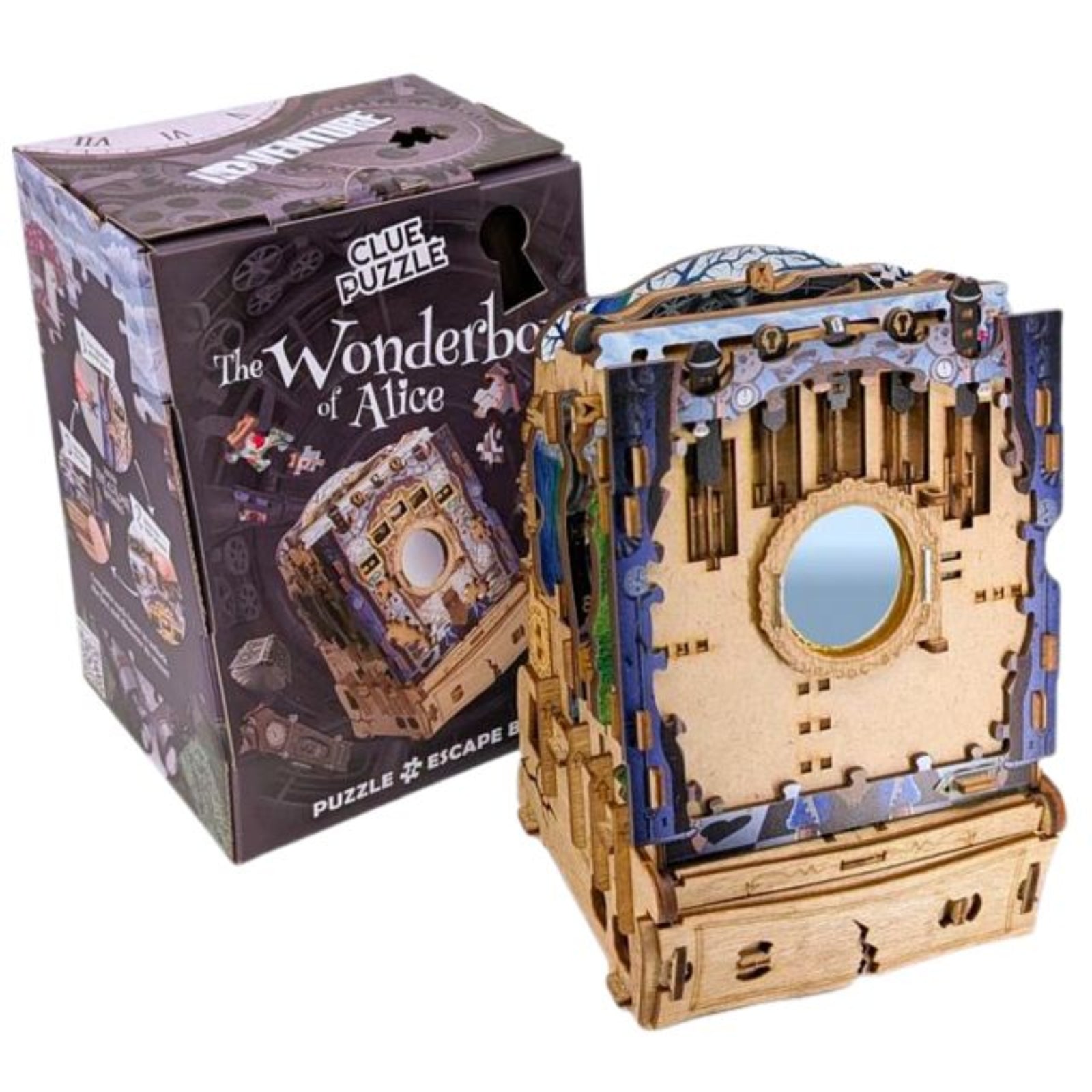 CluePuzzle - The Wonderbox of Alice - Advanced Escape Puzzle Box (180 Pieces)