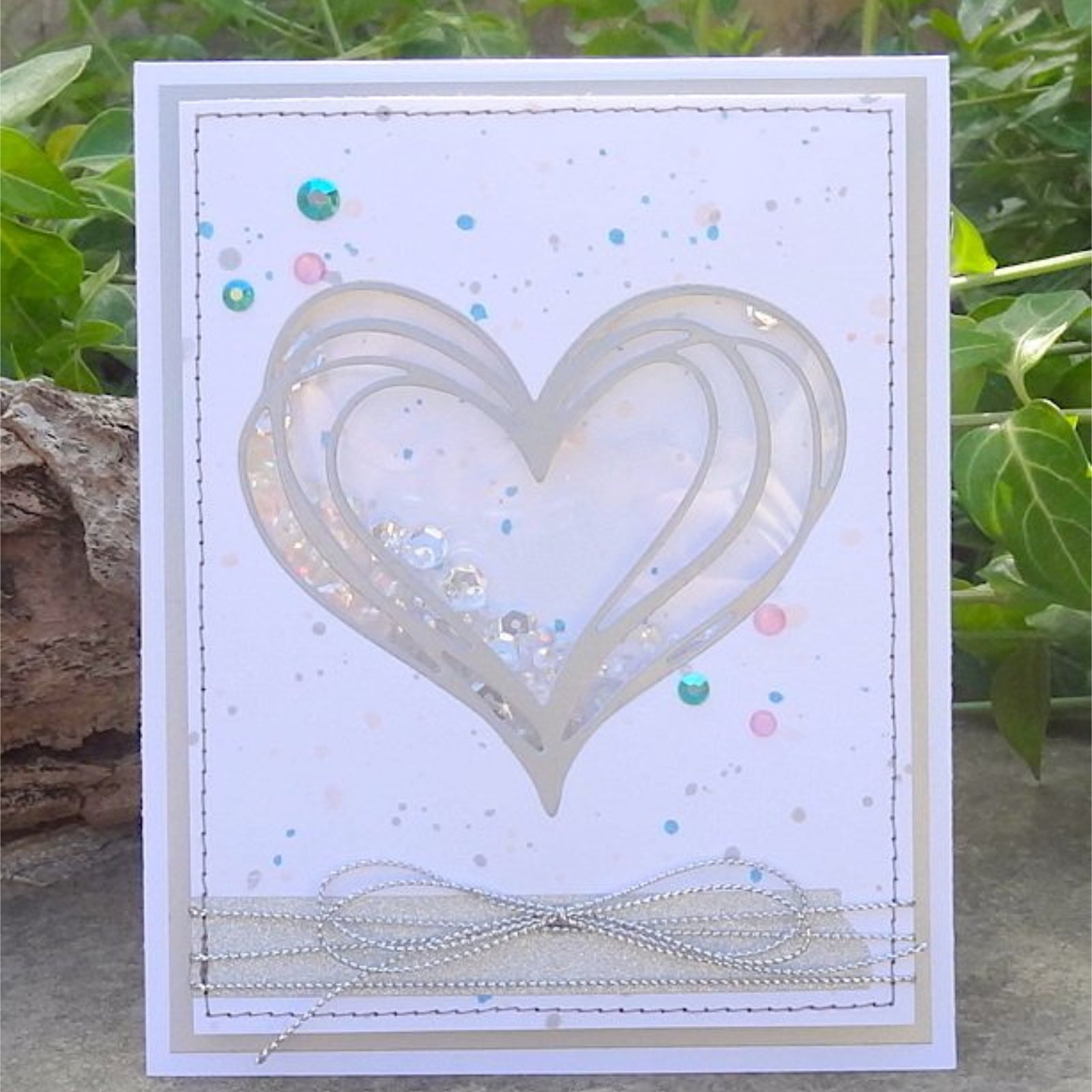 Scribble Heart Small Frame Cutting Die