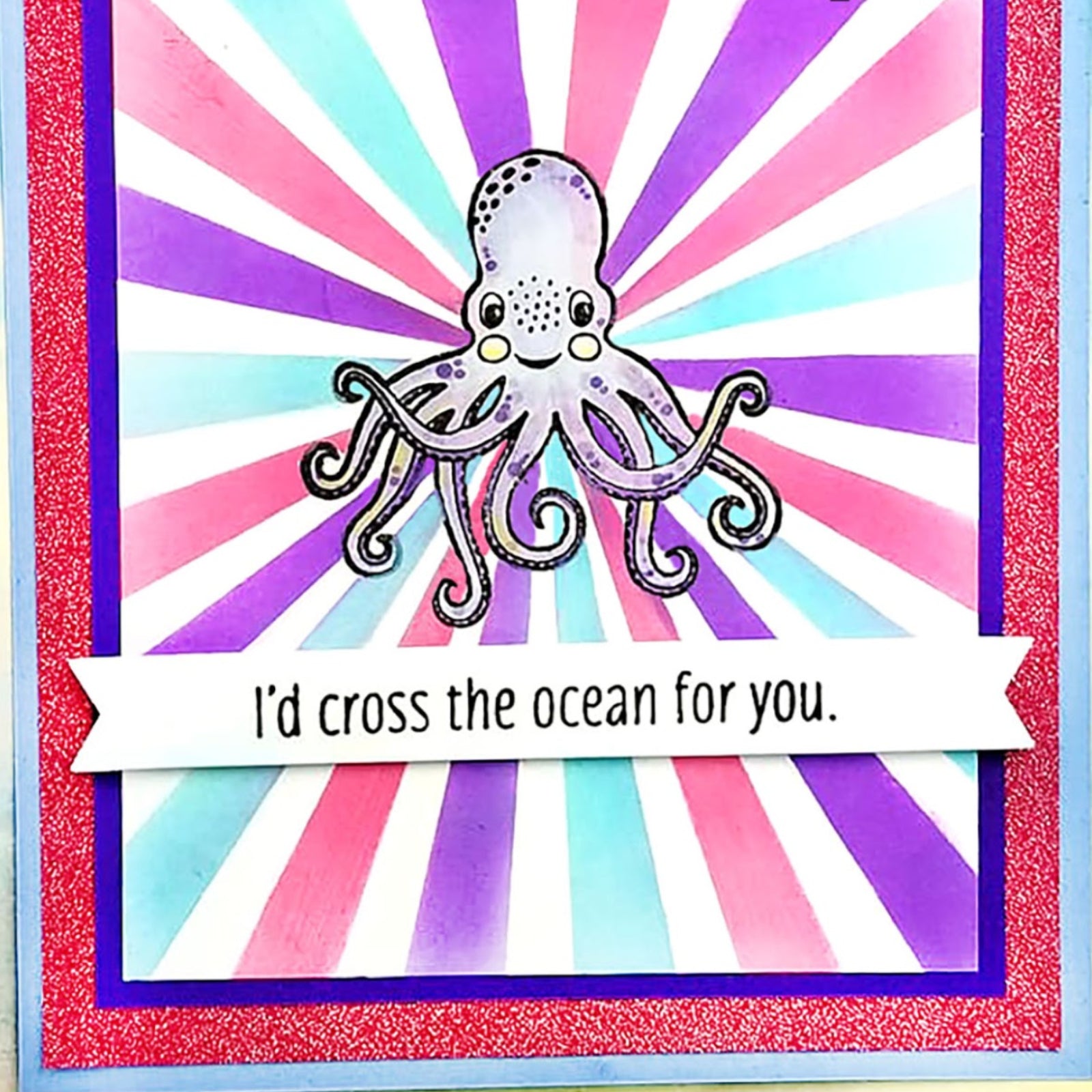 Seas the Day! Manatees & Octopus Stamps Set