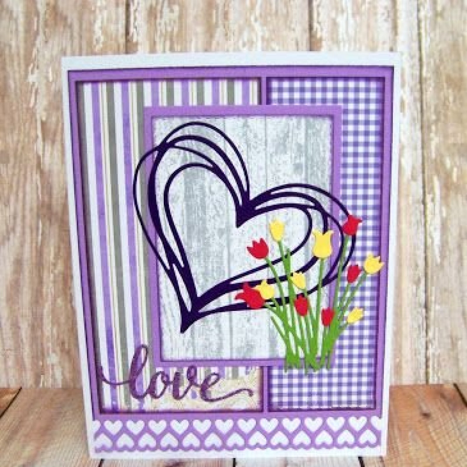 Scribble Heart Small Frame Cutting Die