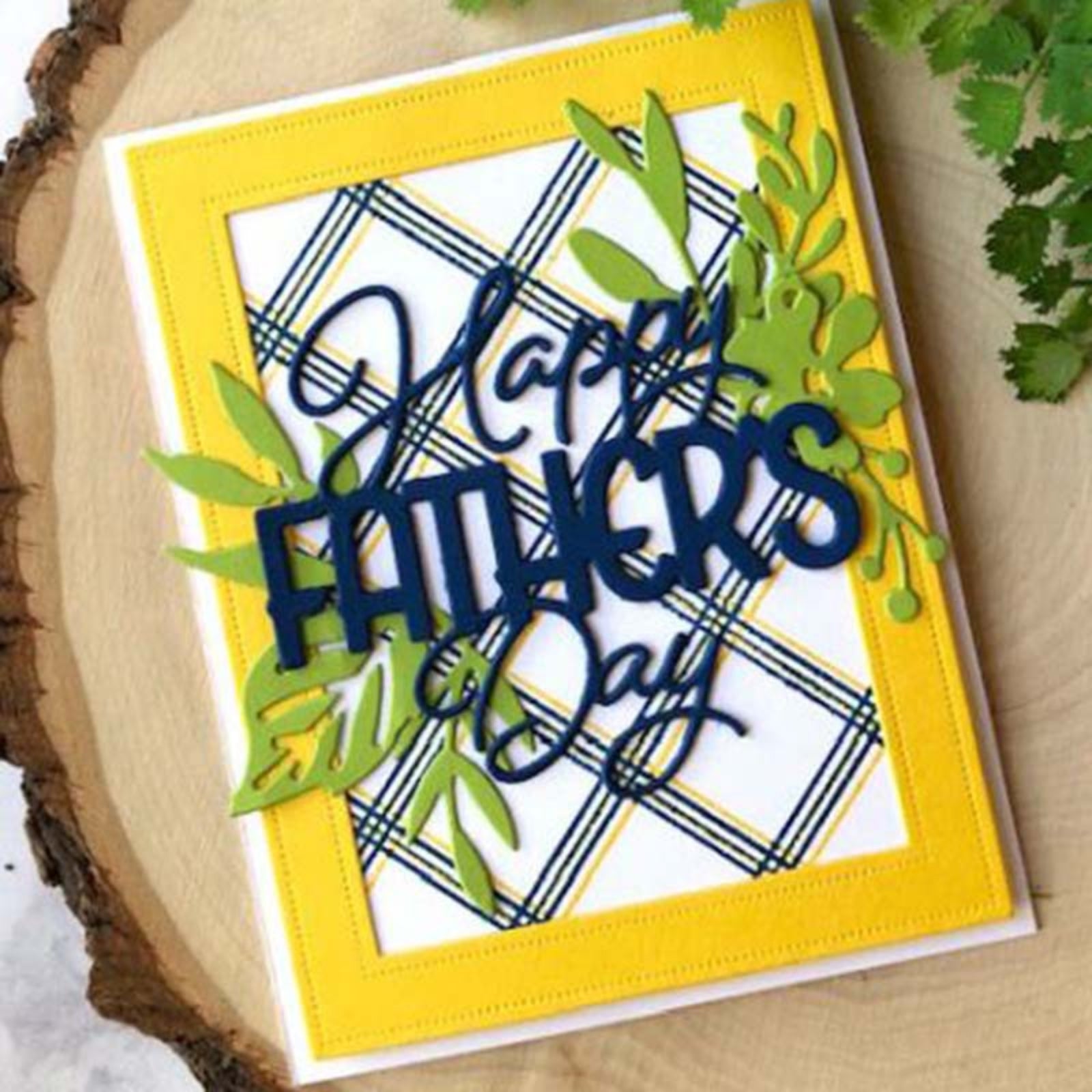 Happy Mother’s Day & Happy Father’s Day Sentiments Words Cutting Dies