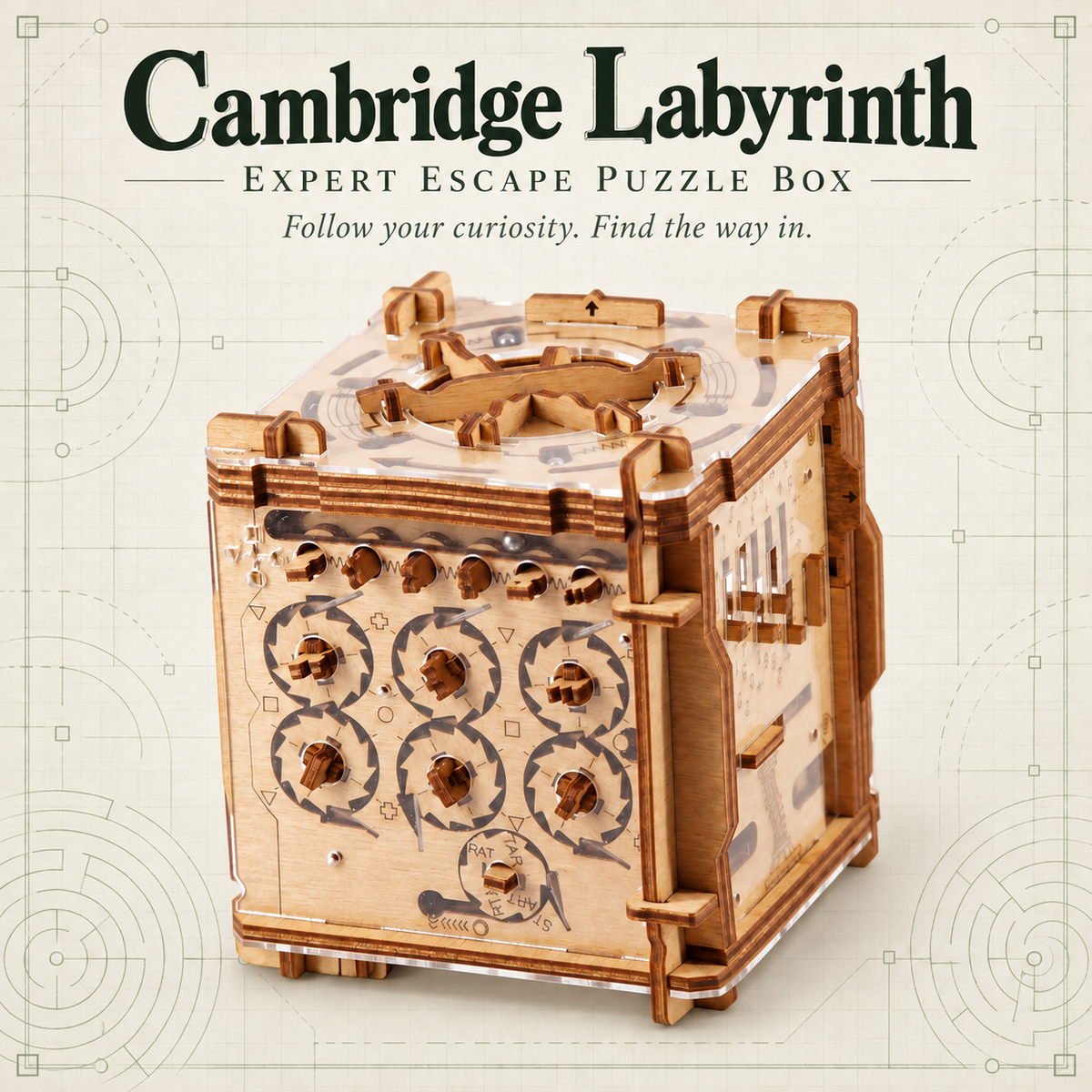 Cambridge Labyrinth - Expert Escape Puzzle Box