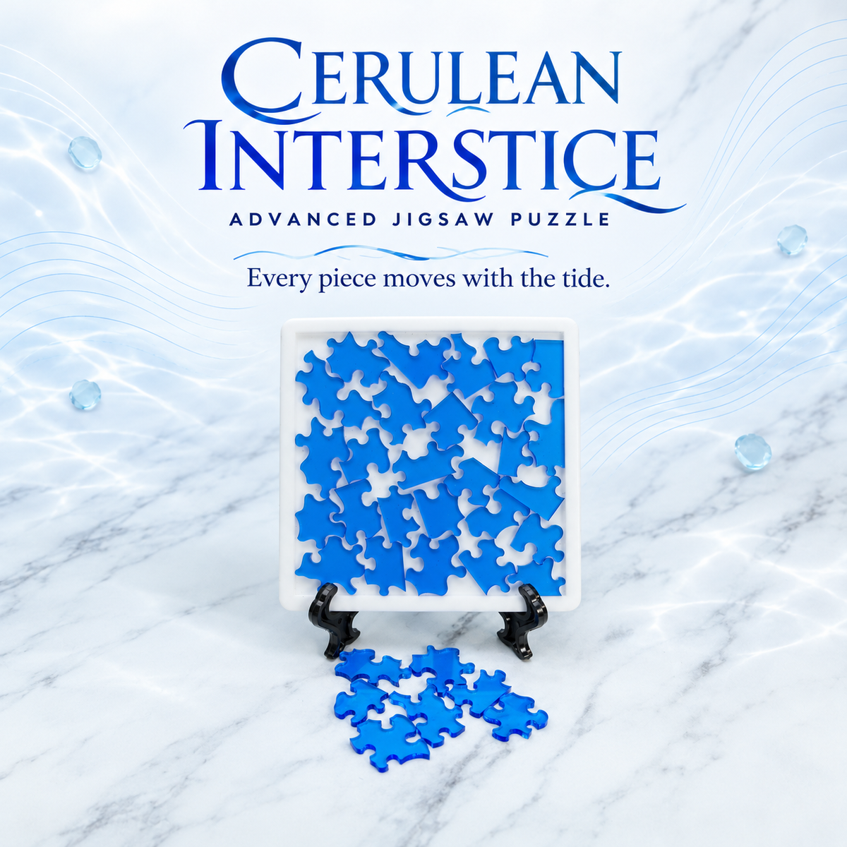 Cerulean Interstice – Advanced Jigsaw Puzzle