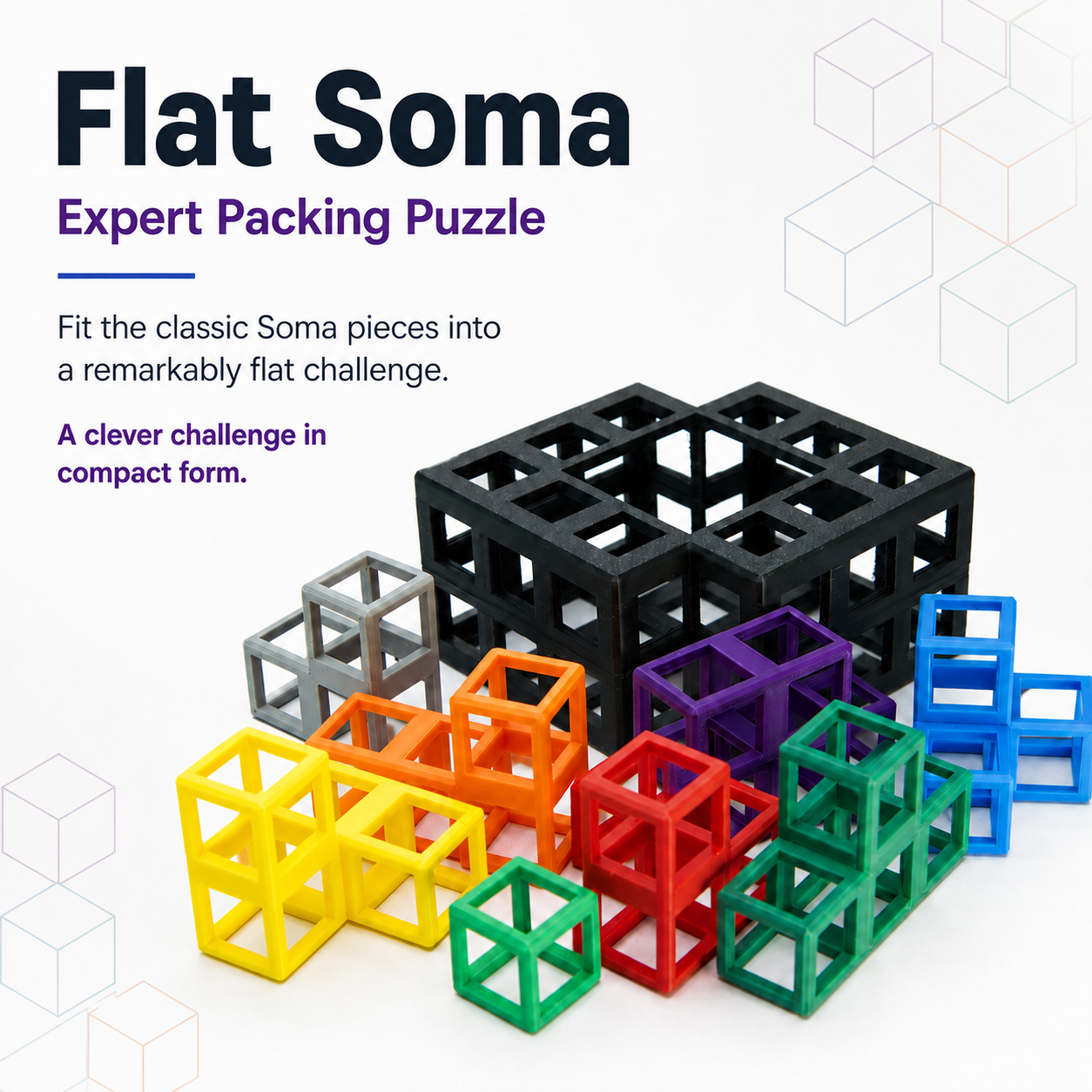 Flat Soma – Expert Packing Puzzle by Team JB Hobbies