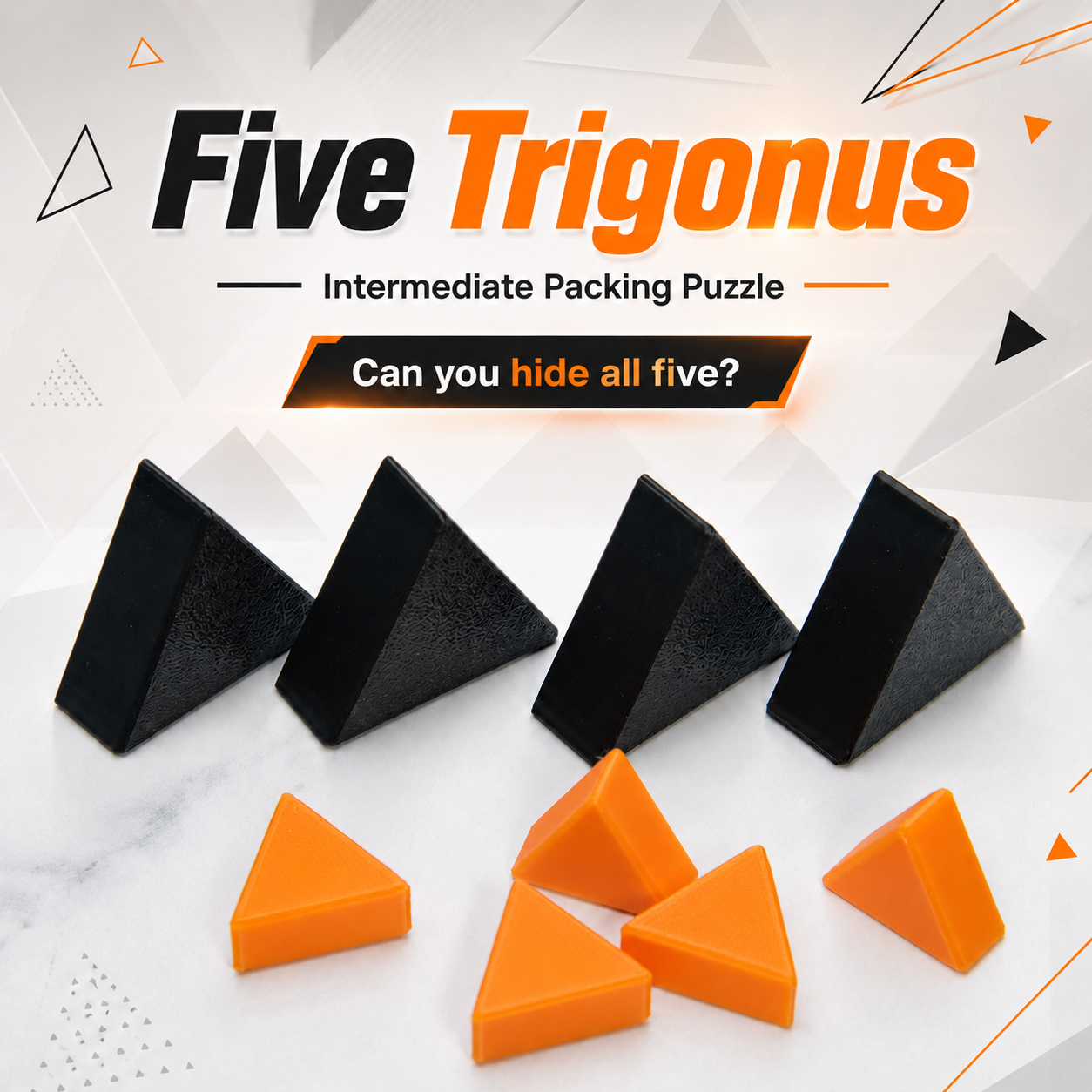 Five Trigonus – Intermediate Packing Puzzle by Team JB Hobbies