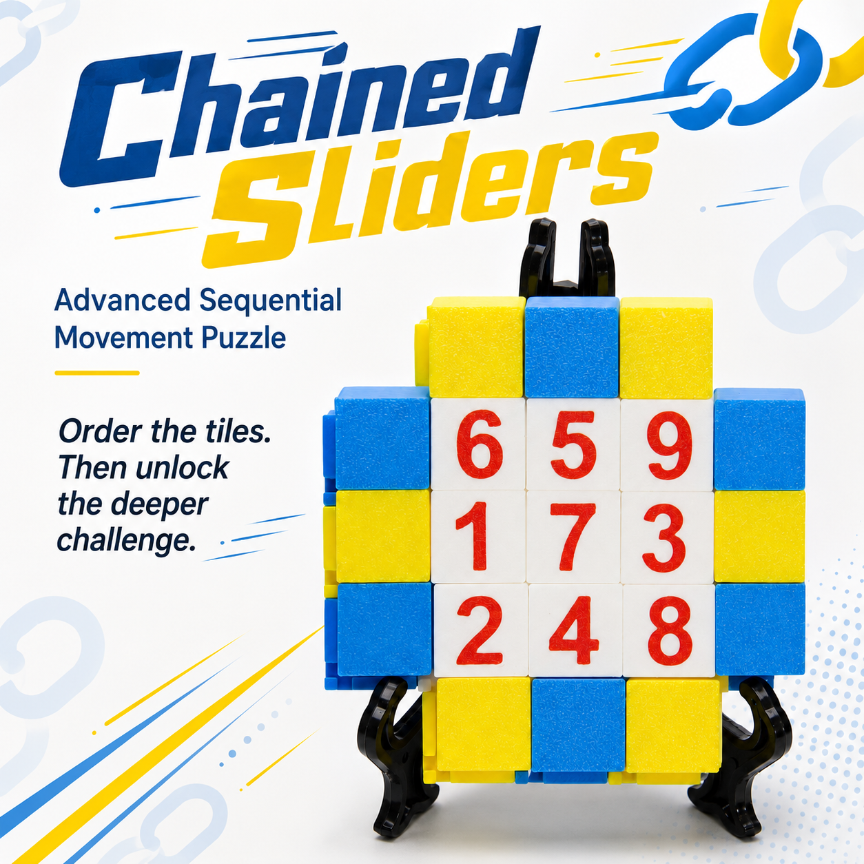 Chained Sliders – Advanced Sequential Movement Puzzle by Team JB Hobbies