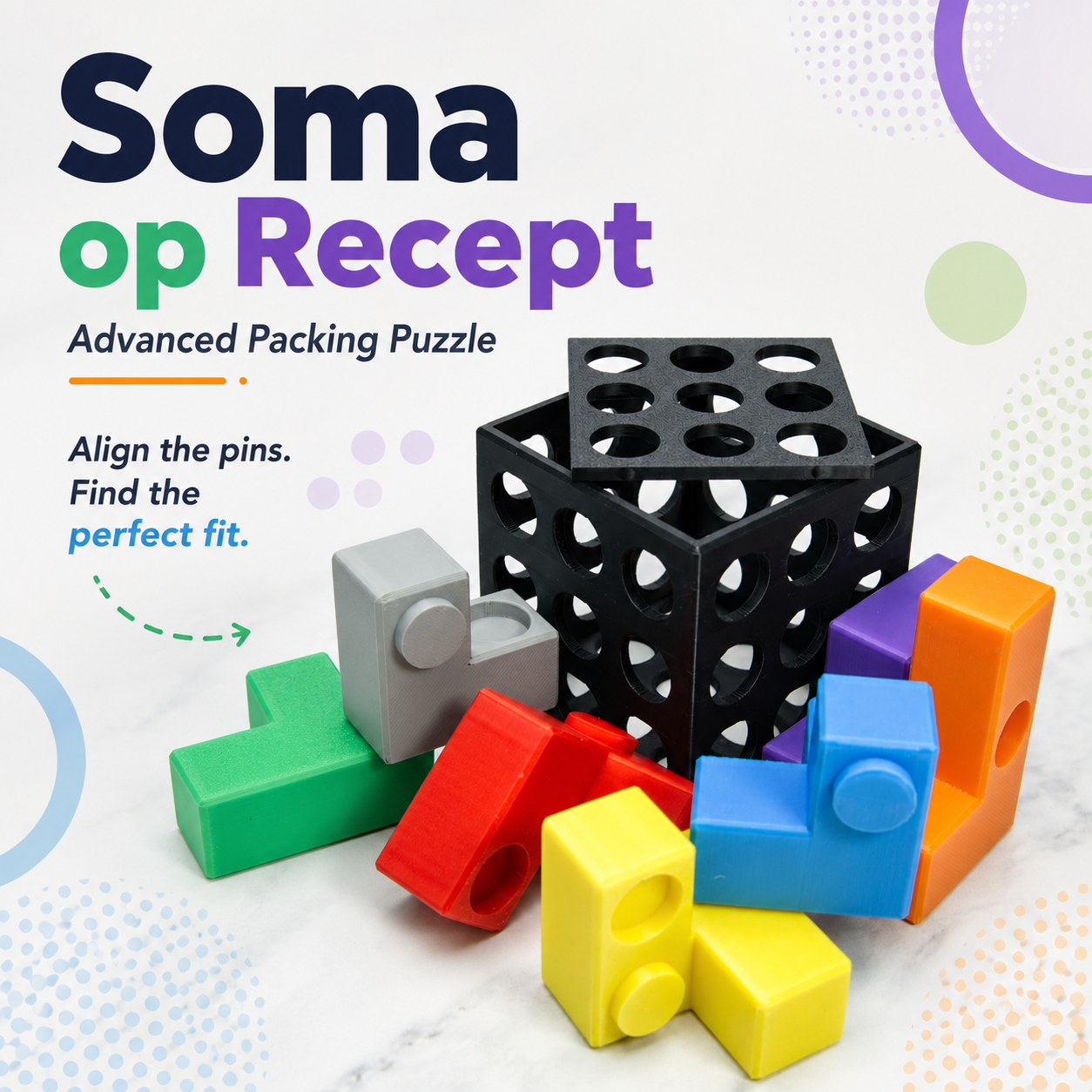 Soma op Recept – Advanced Packing Puzzle by Team JB Hobbies