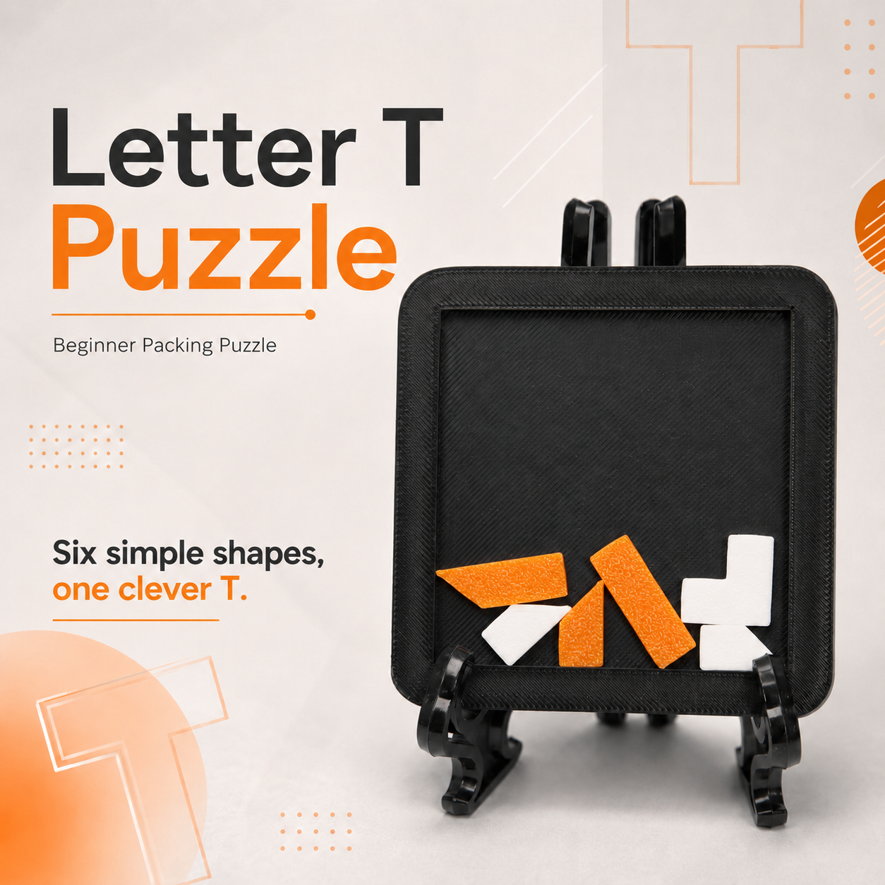 Letter T Puzzle – Beginner Packing Puzzle by Team JB Hobbies