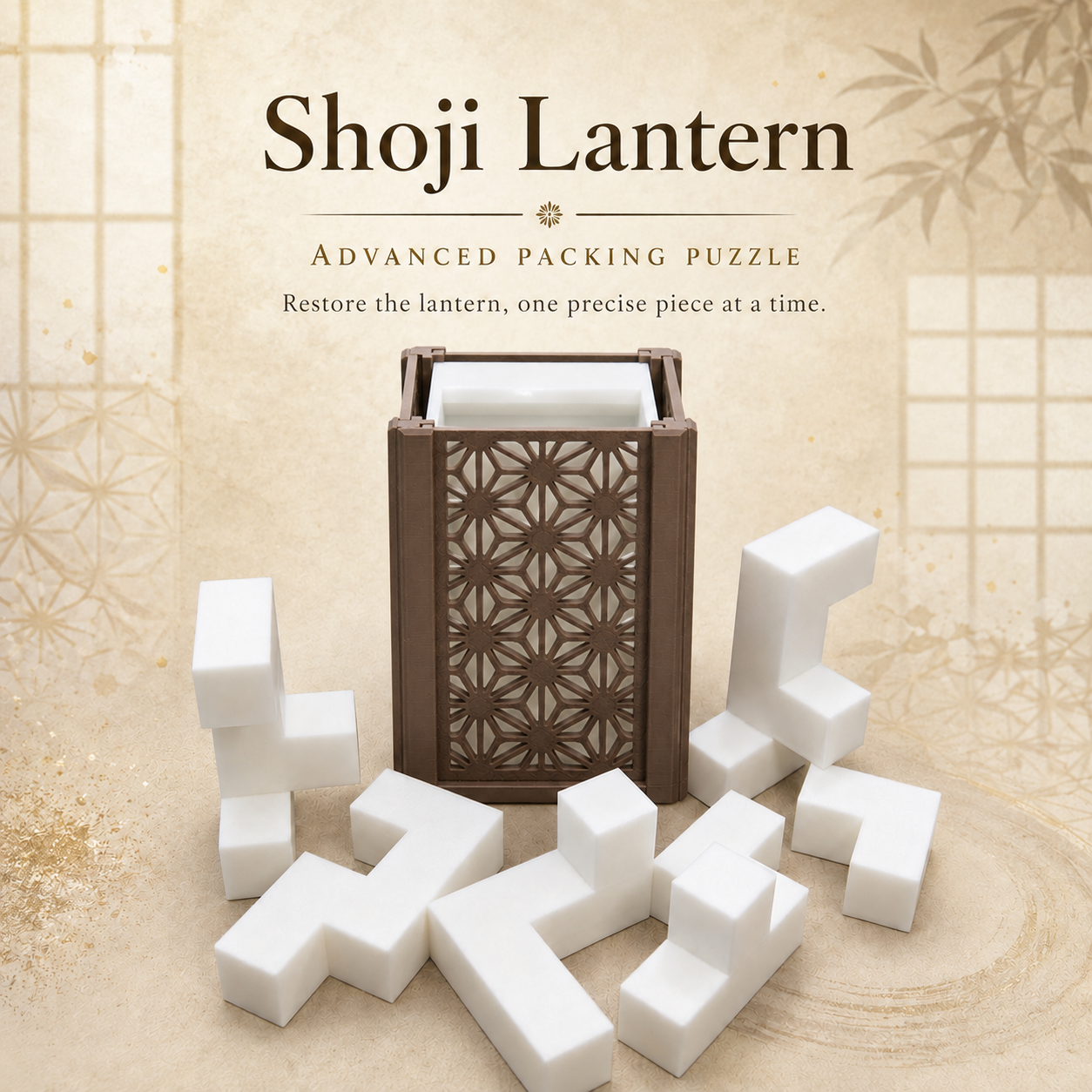 Shoji Lantern – Advanced Packing Puzzle by Team JB Hobbies