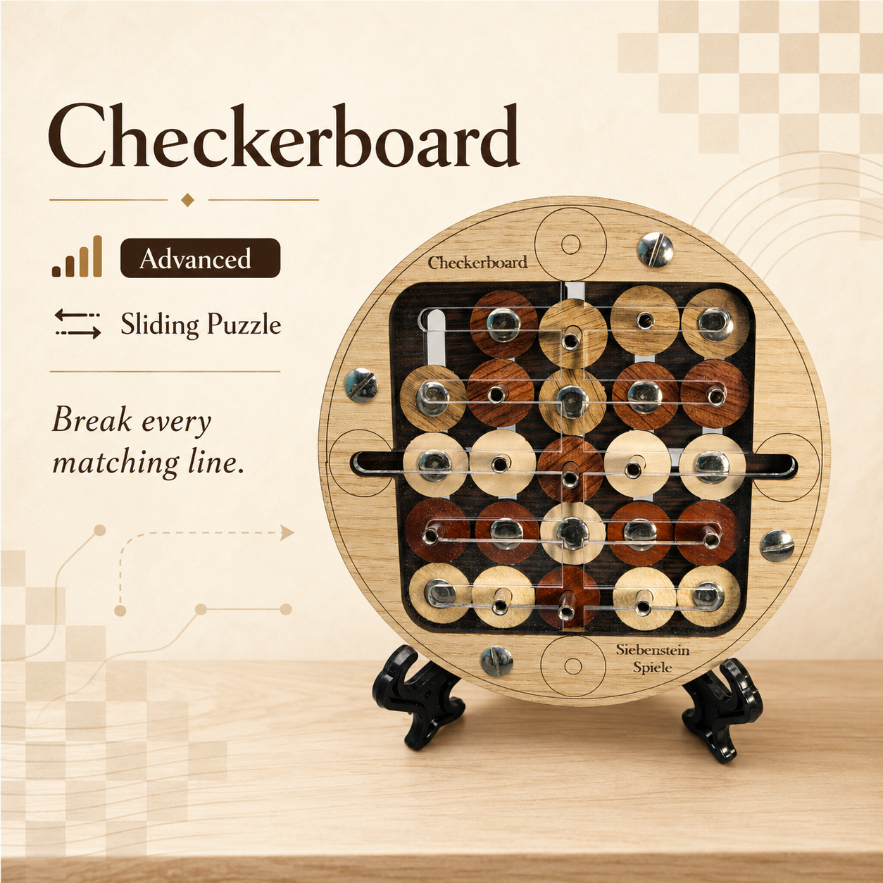 Checkerboard – Advanced Sliding Puzzle by Siebenstein-Spiele