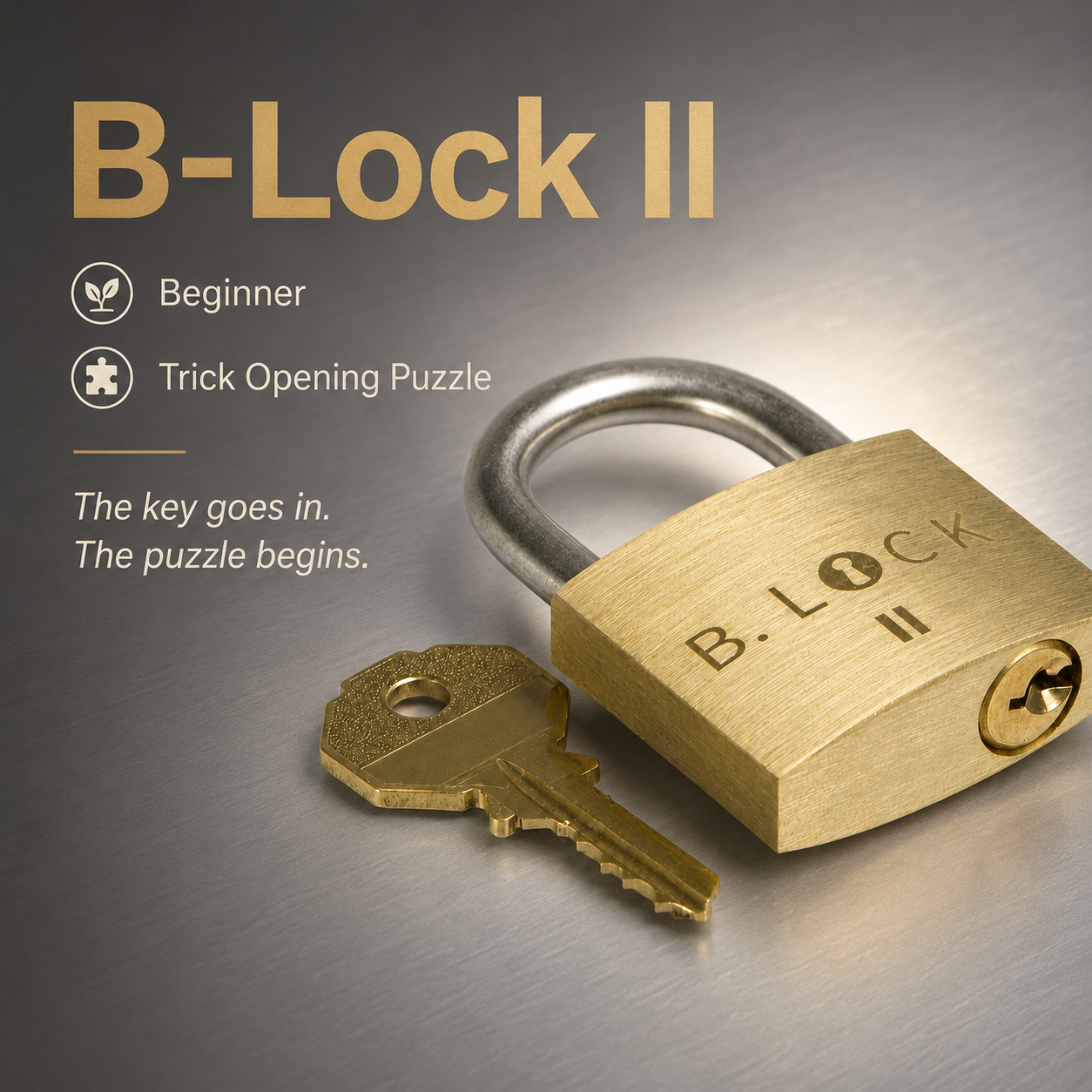 B-Lock II – Beginner Trick Opening Puzzle by Puzzlocks