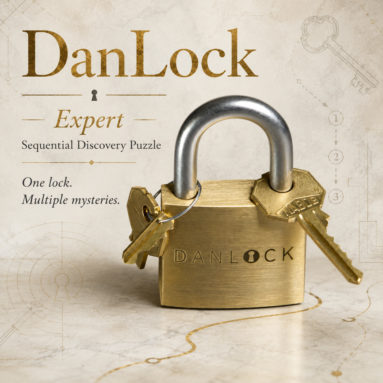 DanLock – Expert Sequential Discovery Puzzle by Dan Feldman
