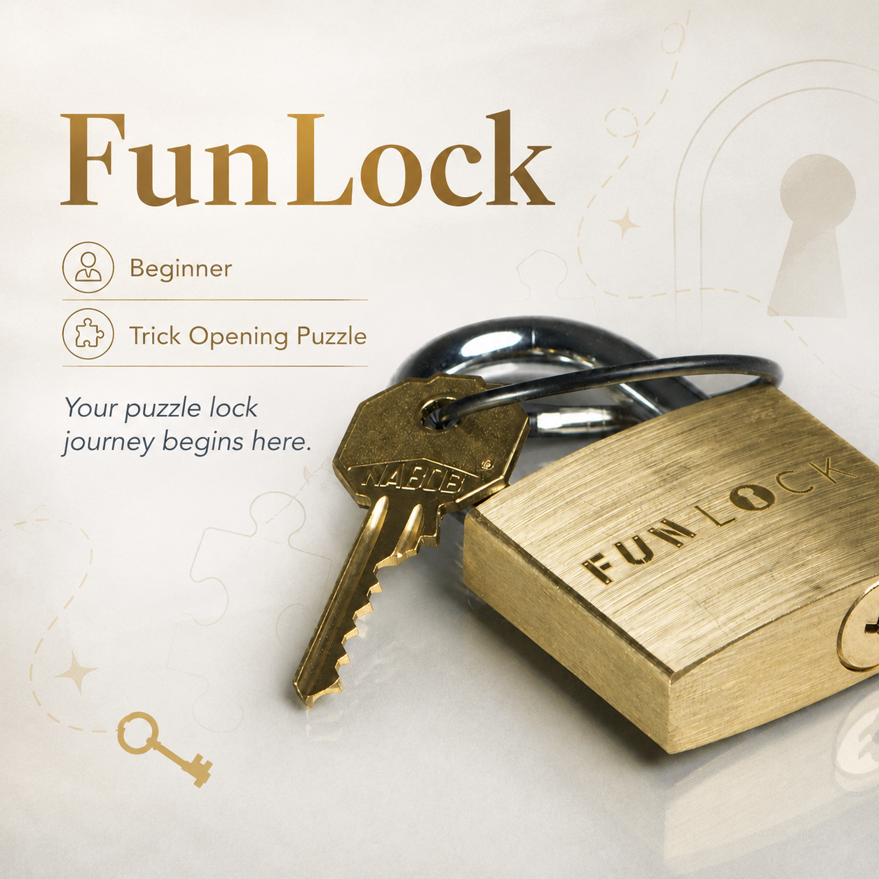 FunLock – Beginner Trick Opening Puzzle by Puzzlocks