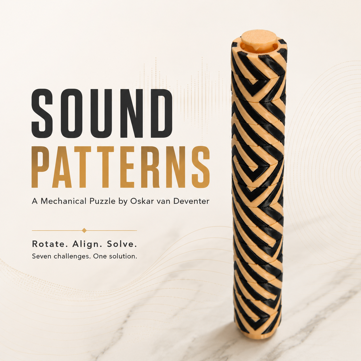 Sound Patterns – Intermediate Rotation Puzzle by Team JB Hobbies