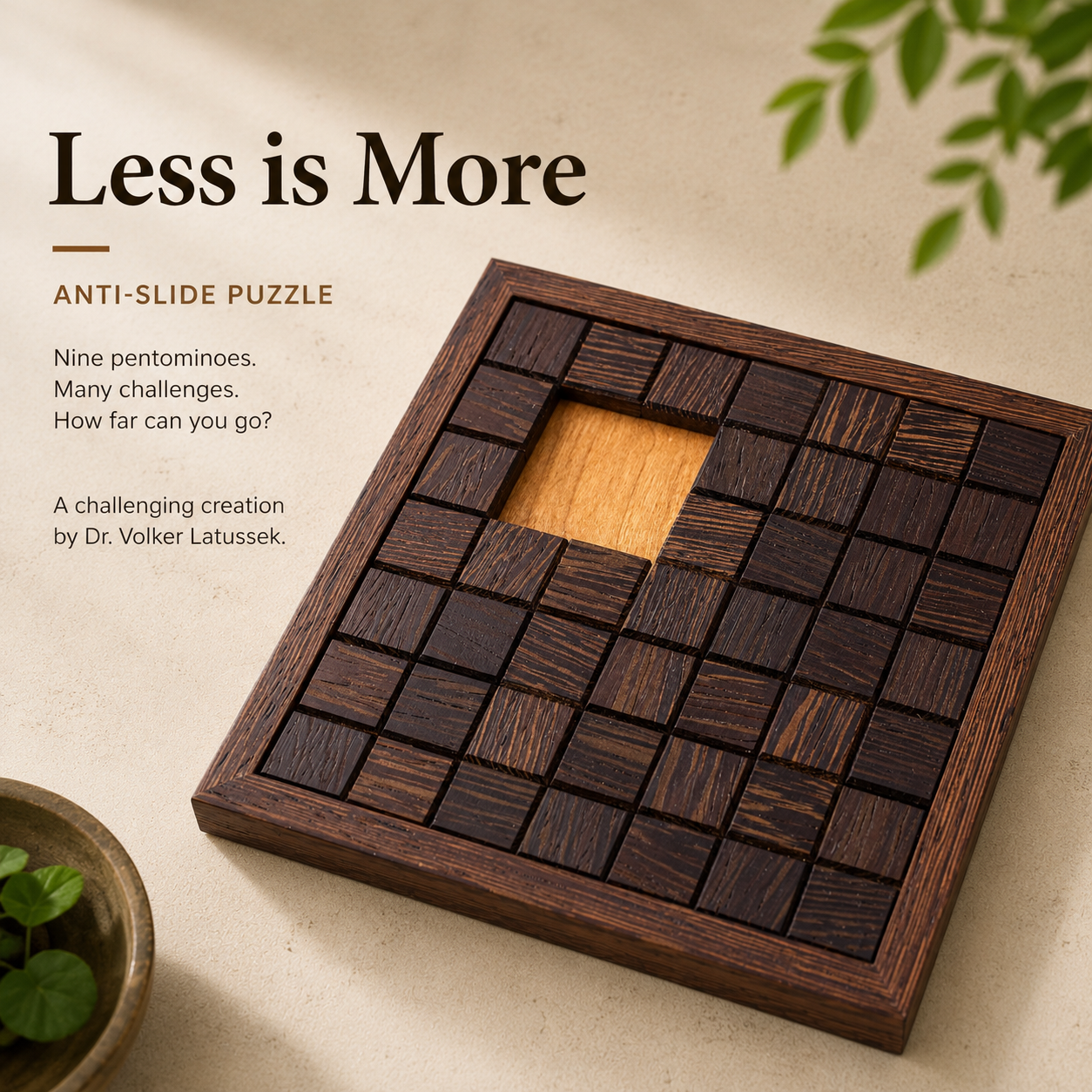 Less is More – Expert Anti-Slide Puzzle by Pelikan Puzzles