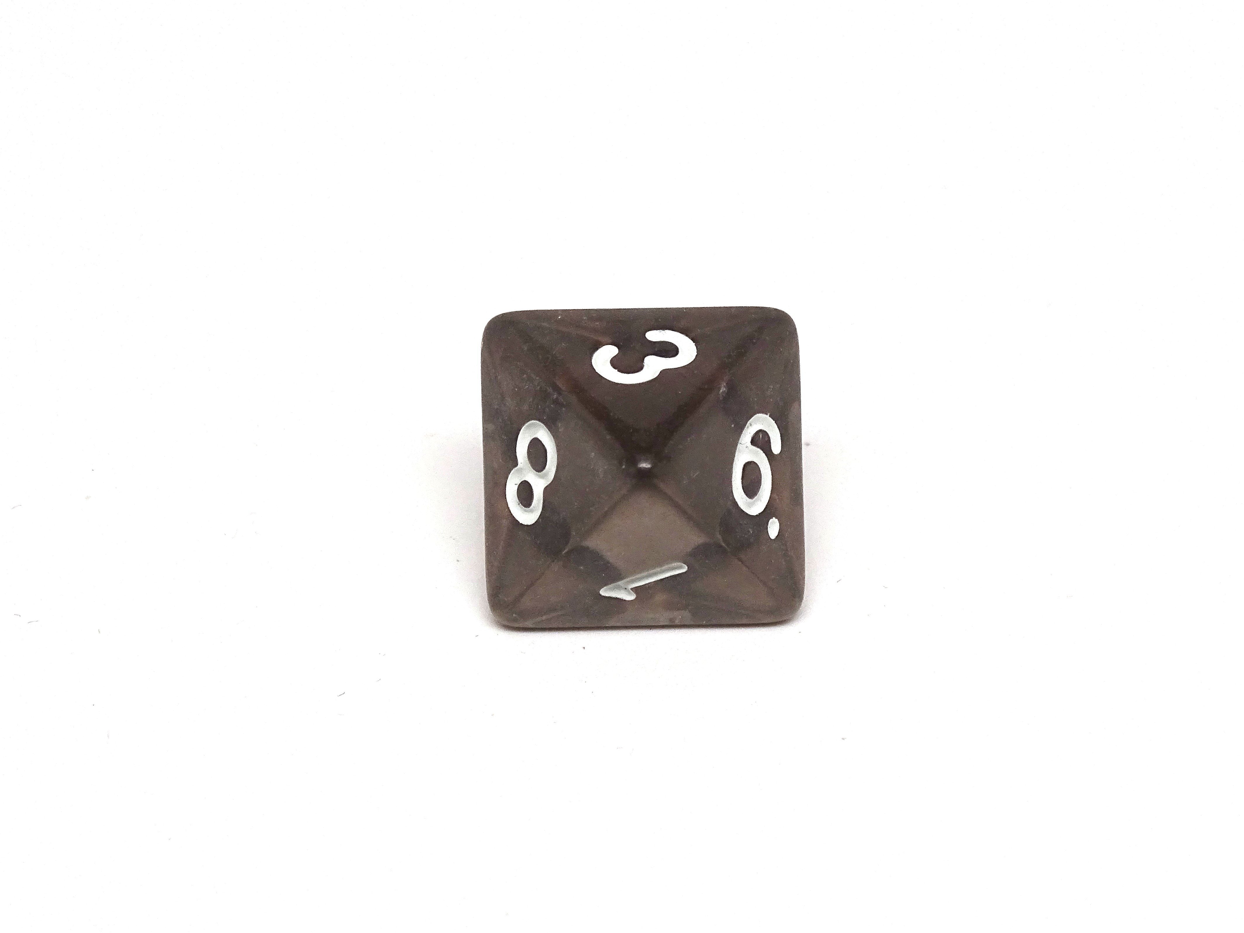 Dark Translucent Dice - 7 Piece Set