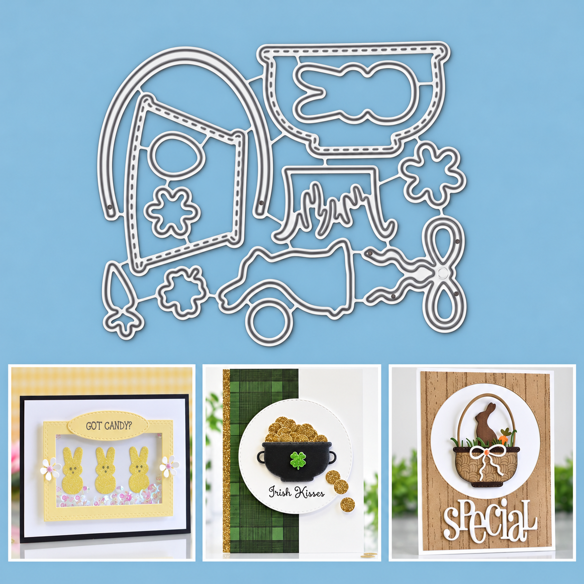 Easter & St. Patrick’s Day Cutting Die Set