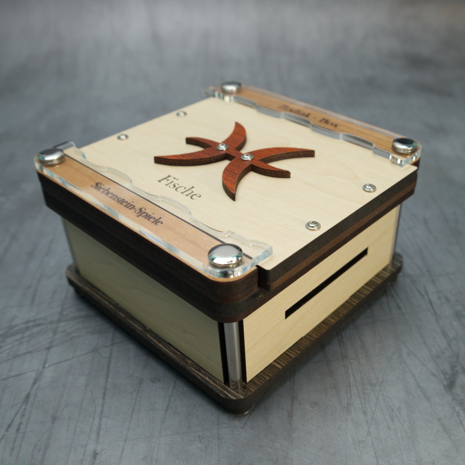 Zodiac Puzzle Boxes – Mechanical Maze Boxes by Siebenstein-Spiele