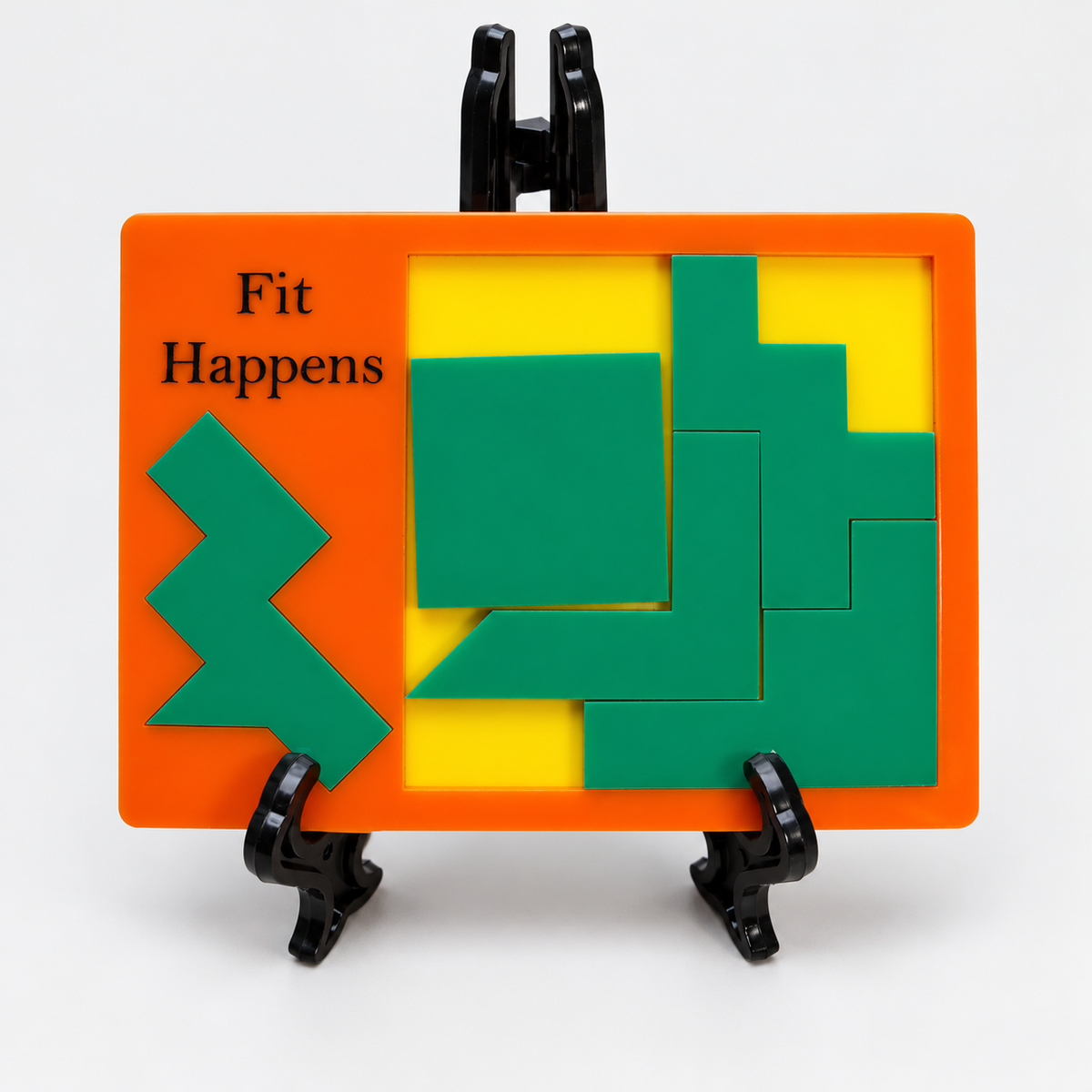Fit Happens acrylic packing puzzle - product view 1