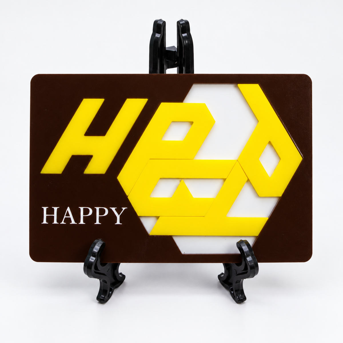 Happy acrylic packing puzzle - product view 1
