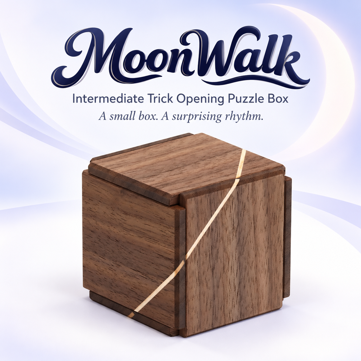 MoonWalk - Intermediate Trick Opening Puzzle Box by Karakuri Creation Group