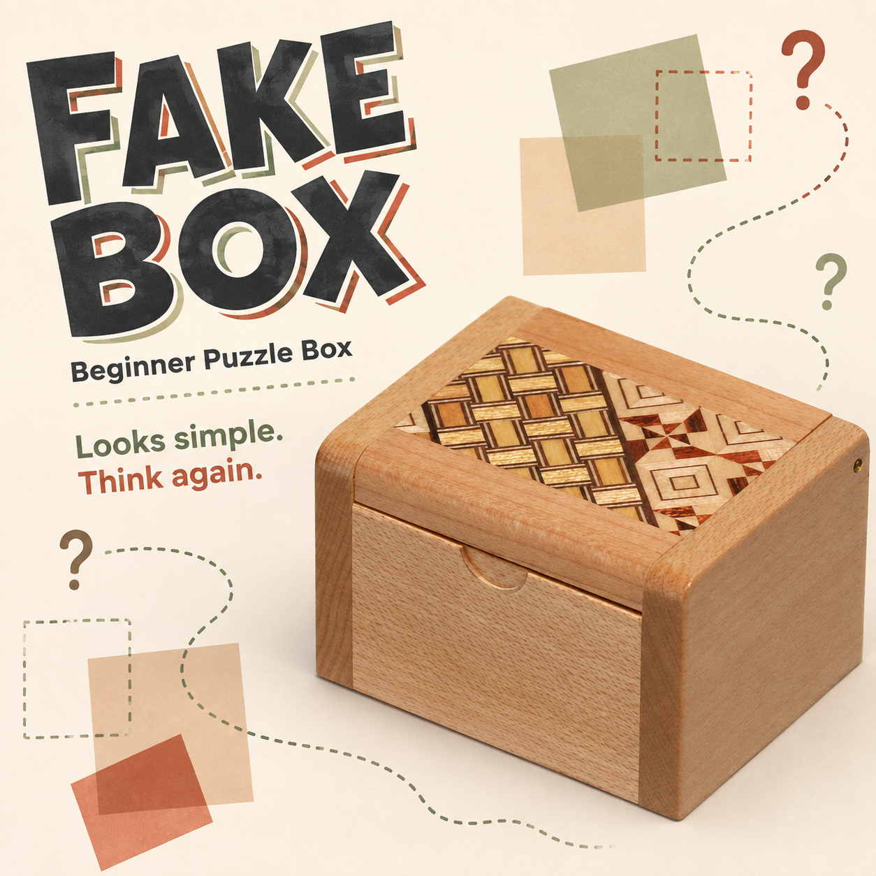 Fake Box – Beginner Puzzle Box by Karakuri Creation Group