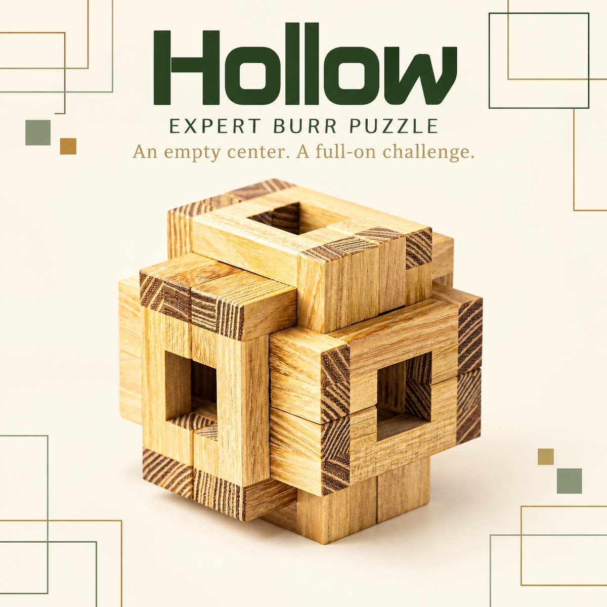 Hollow - Expert Burr Puzzle by Pelikan Puzzles