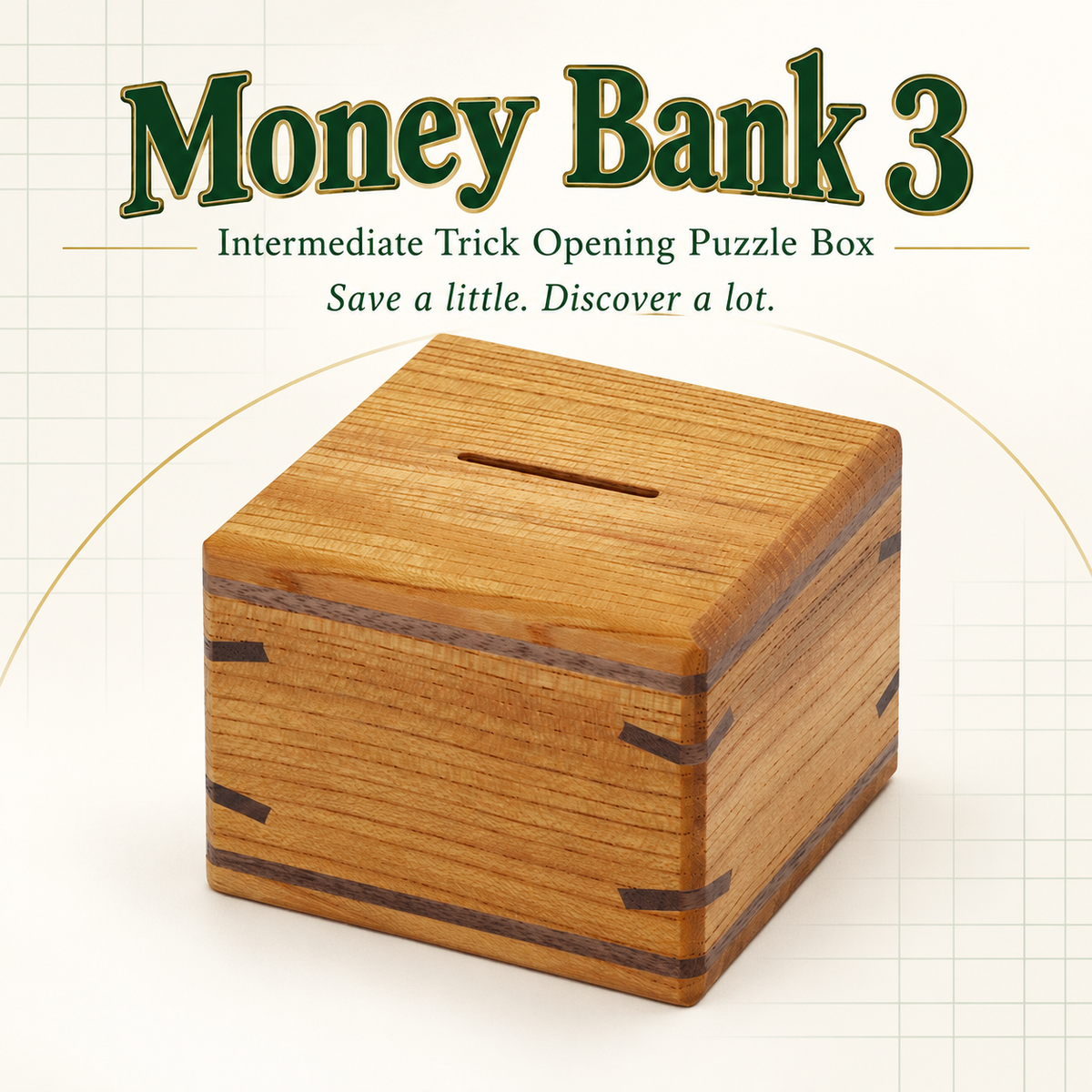 Money Bank 3 - Intermediate Trick Opening Puzzle Box by Karakuri Creation Group