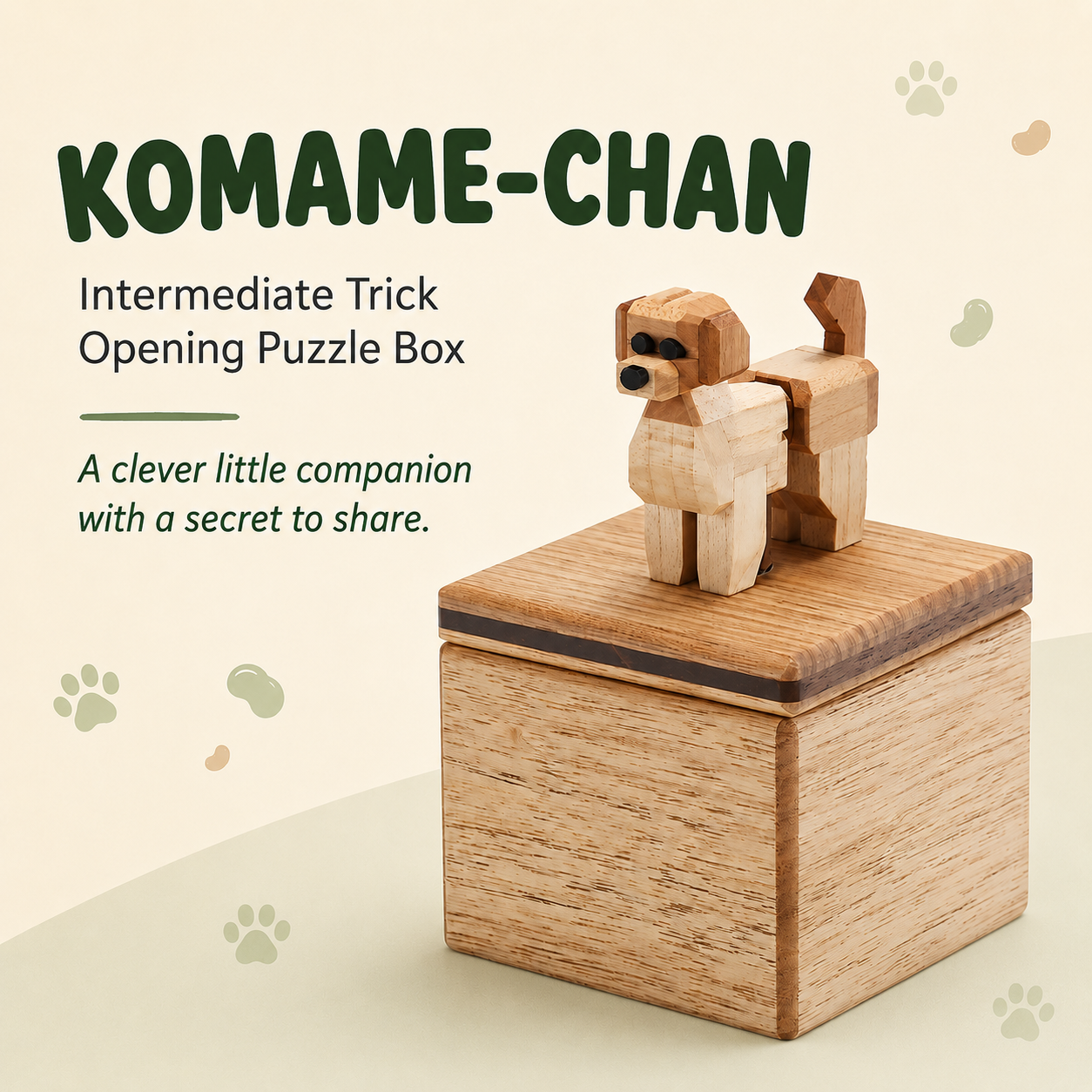 Komame-chan - Intermediate Trick Opening Puzzle Box by Karakuri Creation Group