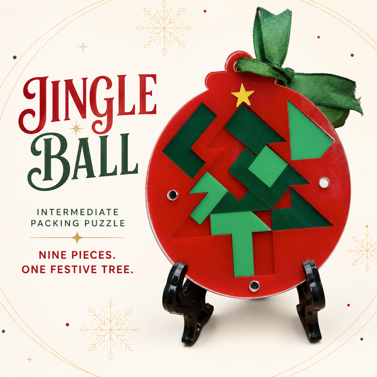 Jingle Ball – Intermediate Packing Puzzle by Rex Rossano Perez