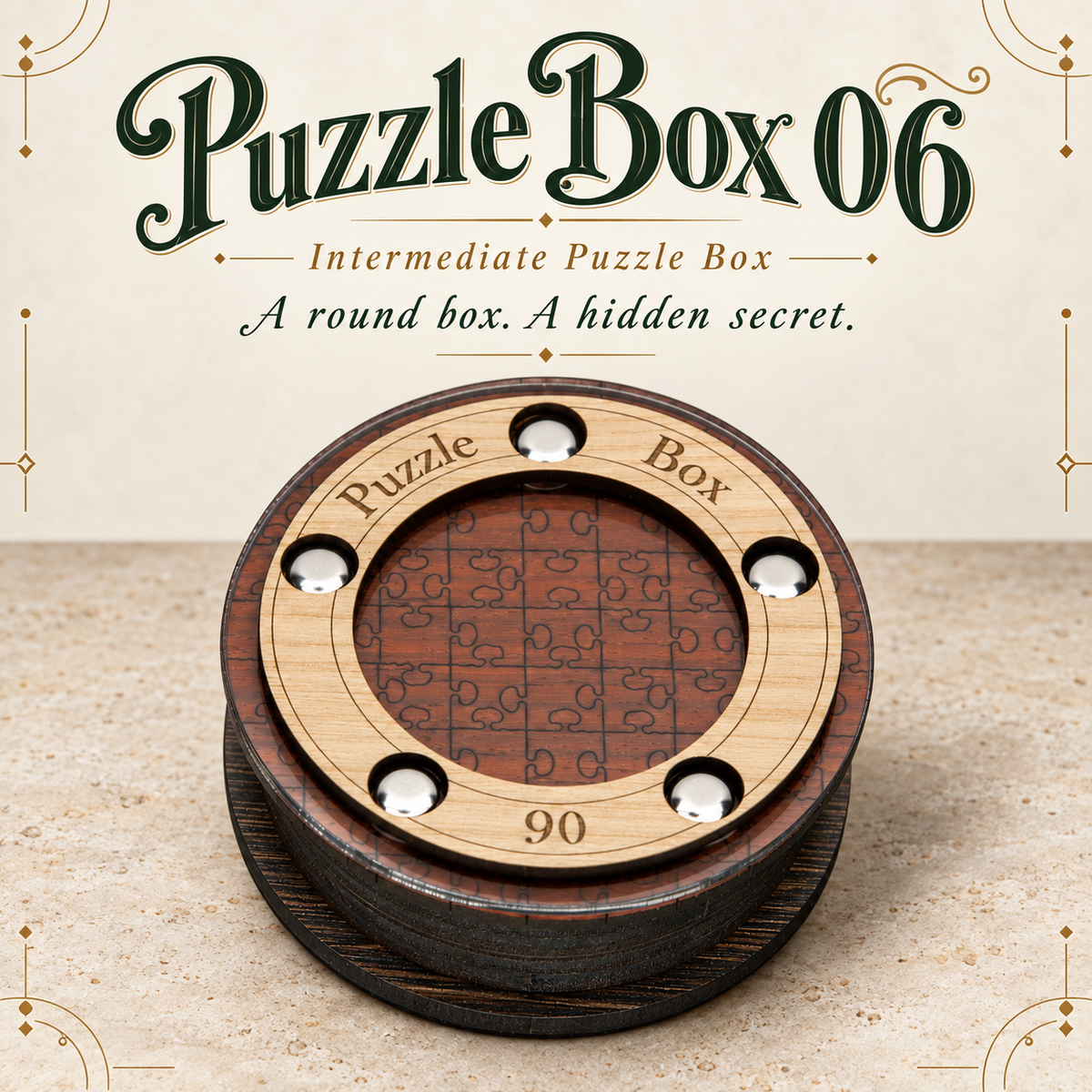 Puzzle Box 06 – Intermediate Puzzle Box by Siebenstein-Spiele