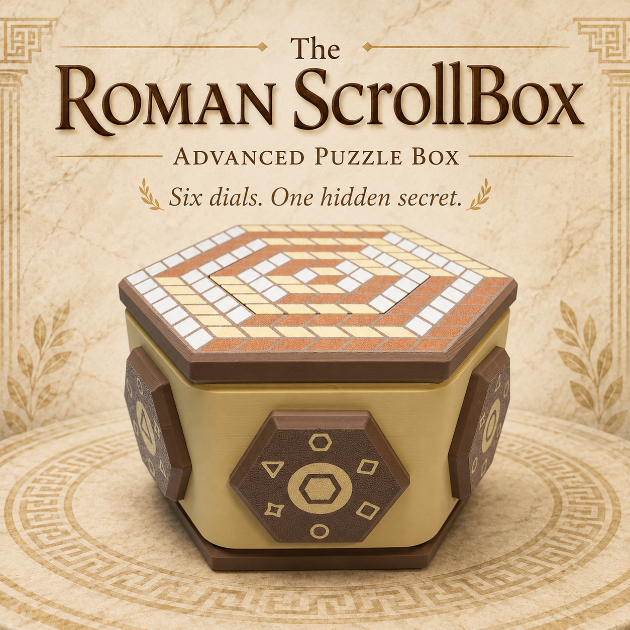 The Roman ScrollBox – Advanced Puzzle Box by Team JB Hobbies