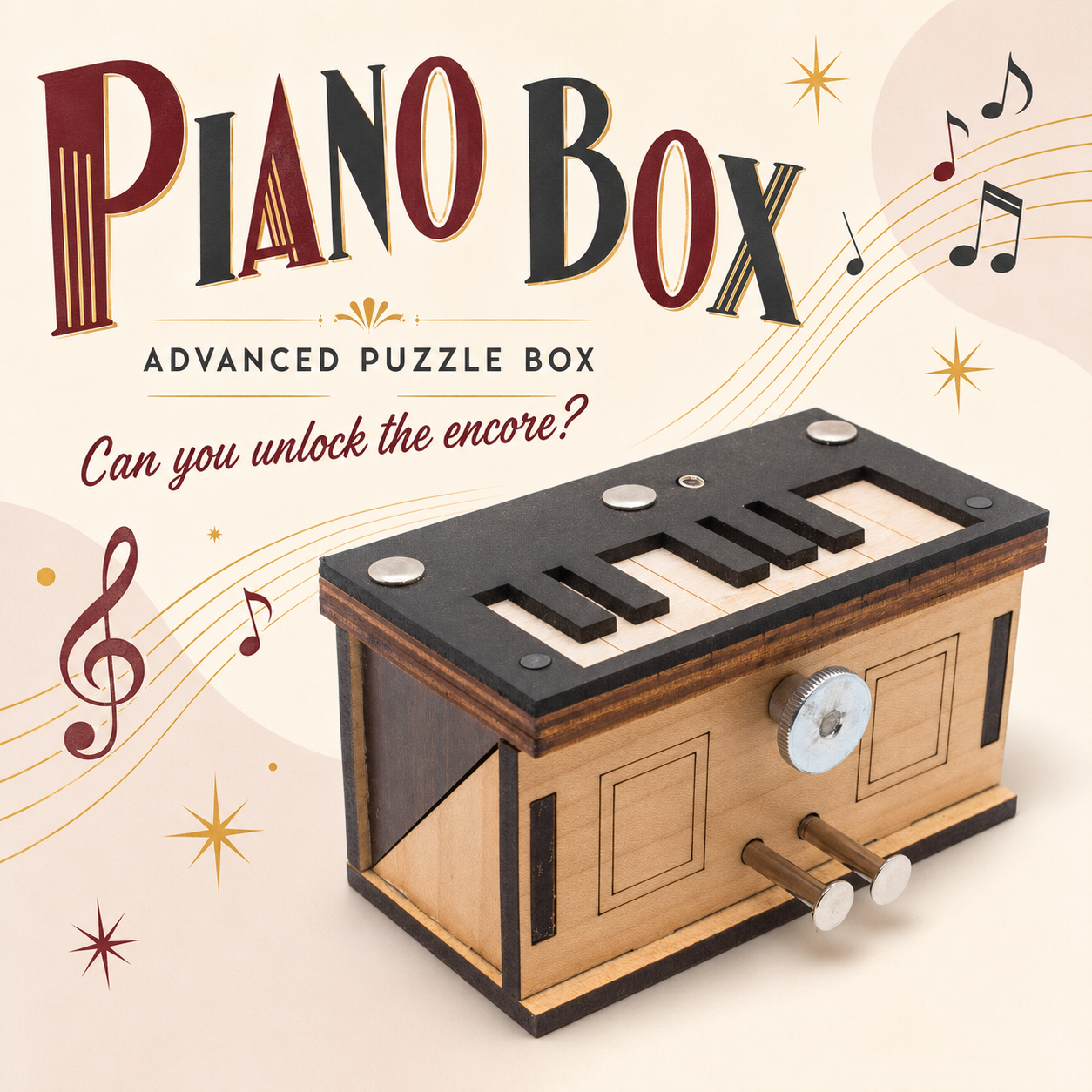 Piano Box – Advanced Puzzle Box by Jean Claude Constantin