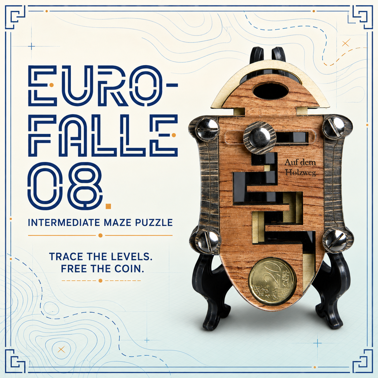 Euro-Falle 08 – Intermediate Maze Puzzle by Siebenstein-Spiele