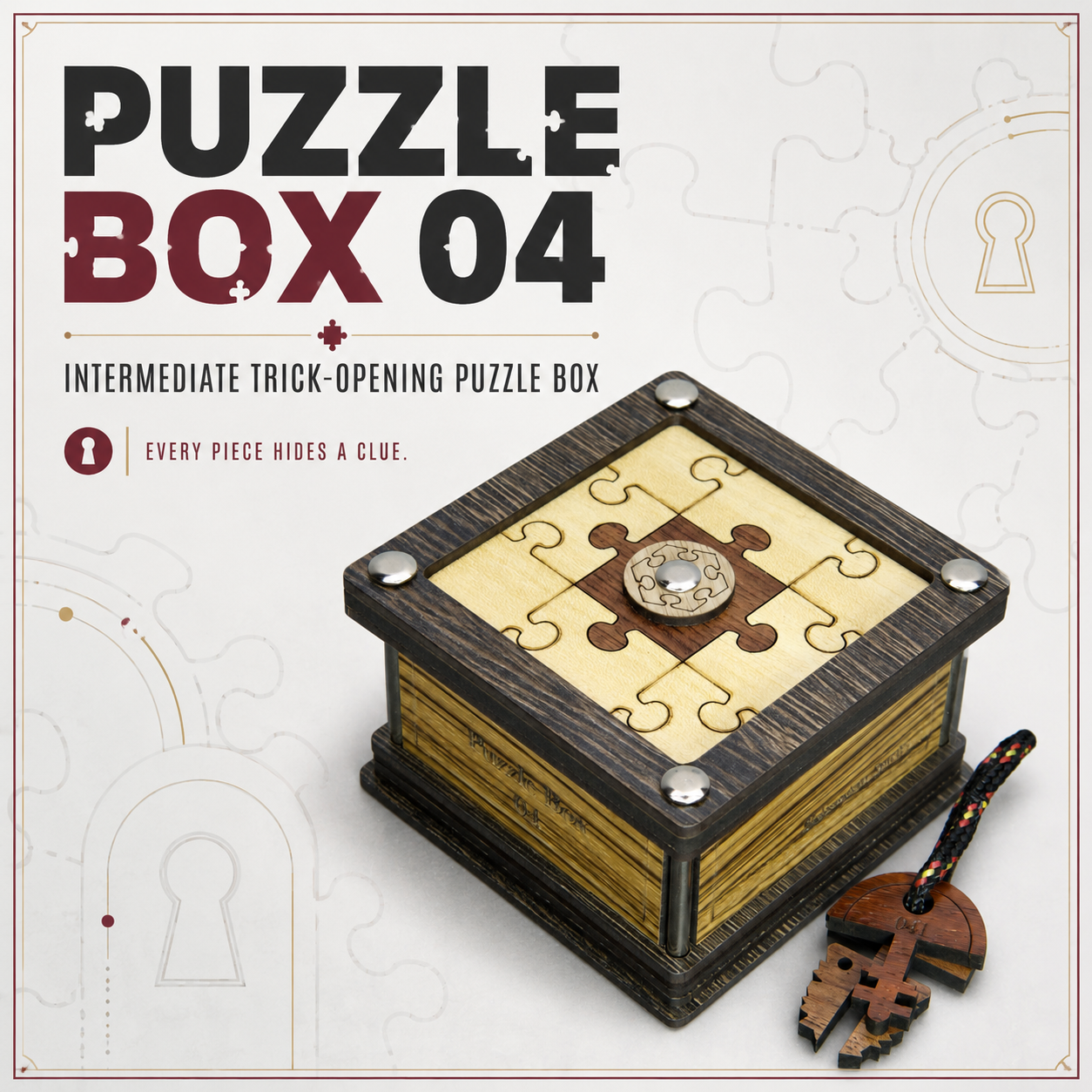 Puzzle Box 04 – Intermediate Puzzle Box by Siebenstein-Spiele