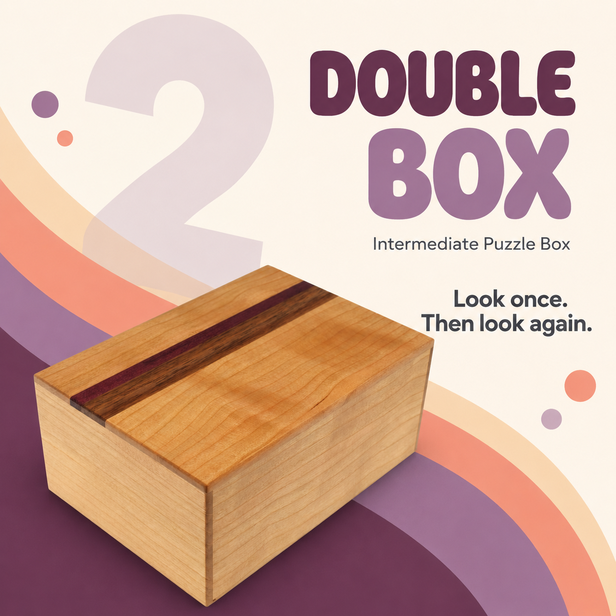 Double Box – Intermediate Puzzle Box by Karakuri Creation Group