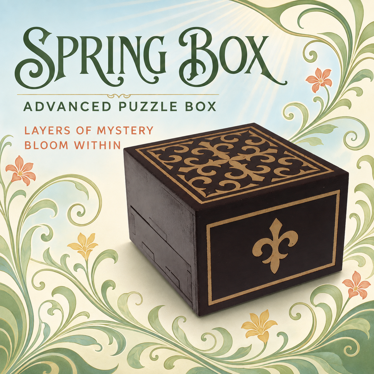 Spring Box – Advanced Puzzle Box by Jean Claude Constantin